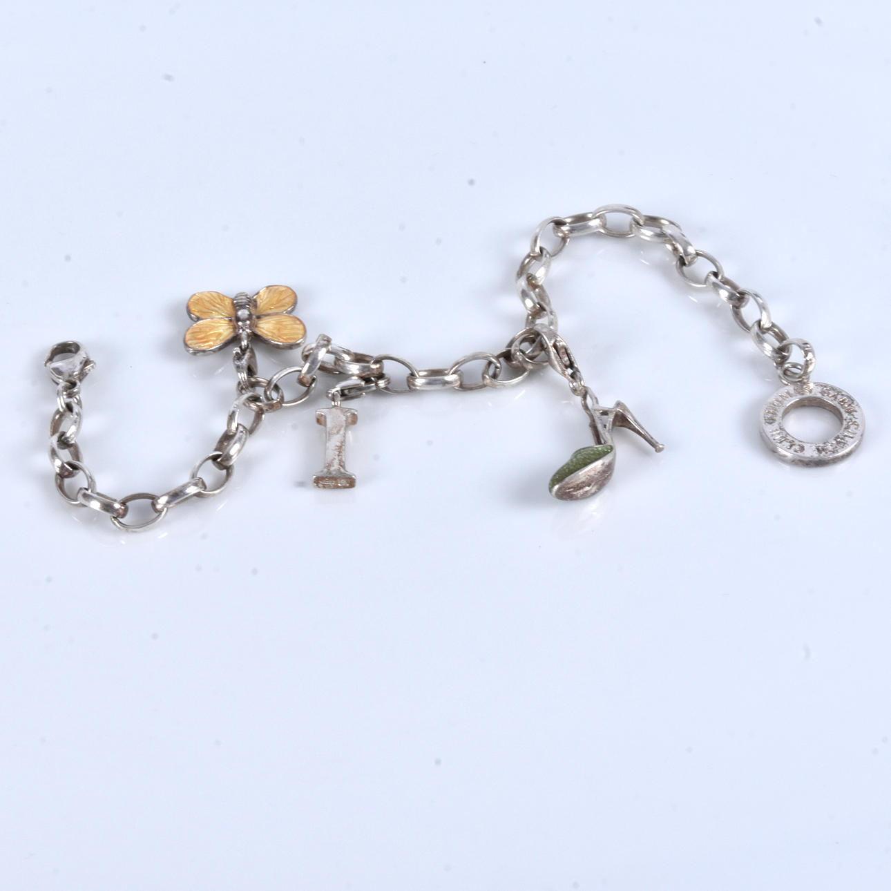 ARMREIF, 3 Stück, Charms, Sterlingsilber, Tomas Sabo.