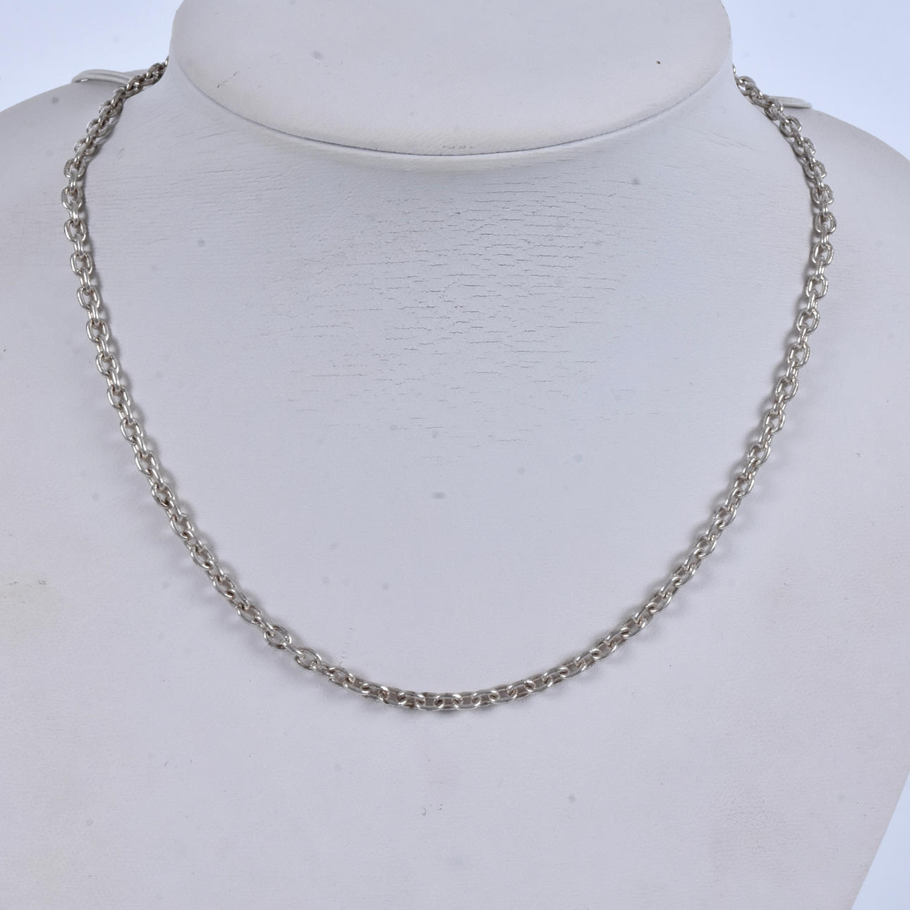 NECKLACE, anchors, sterling silver.