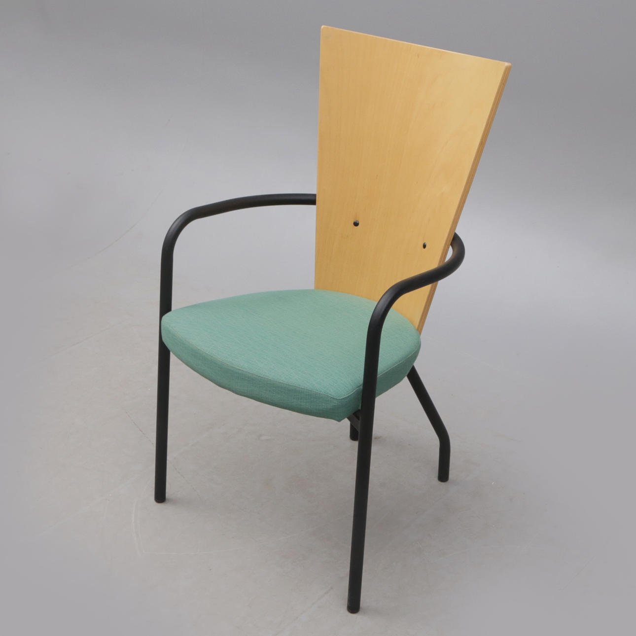 Armchair, with iron frame, Kinnarps.