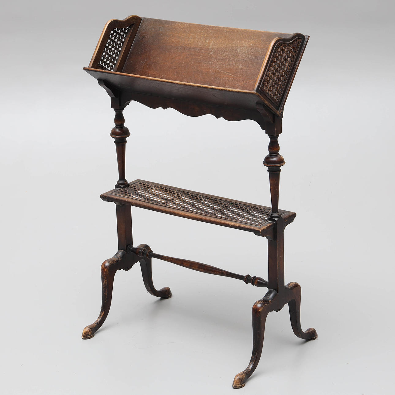 BOKSTÄLL, betsat trä, rotting, 1900-tal.