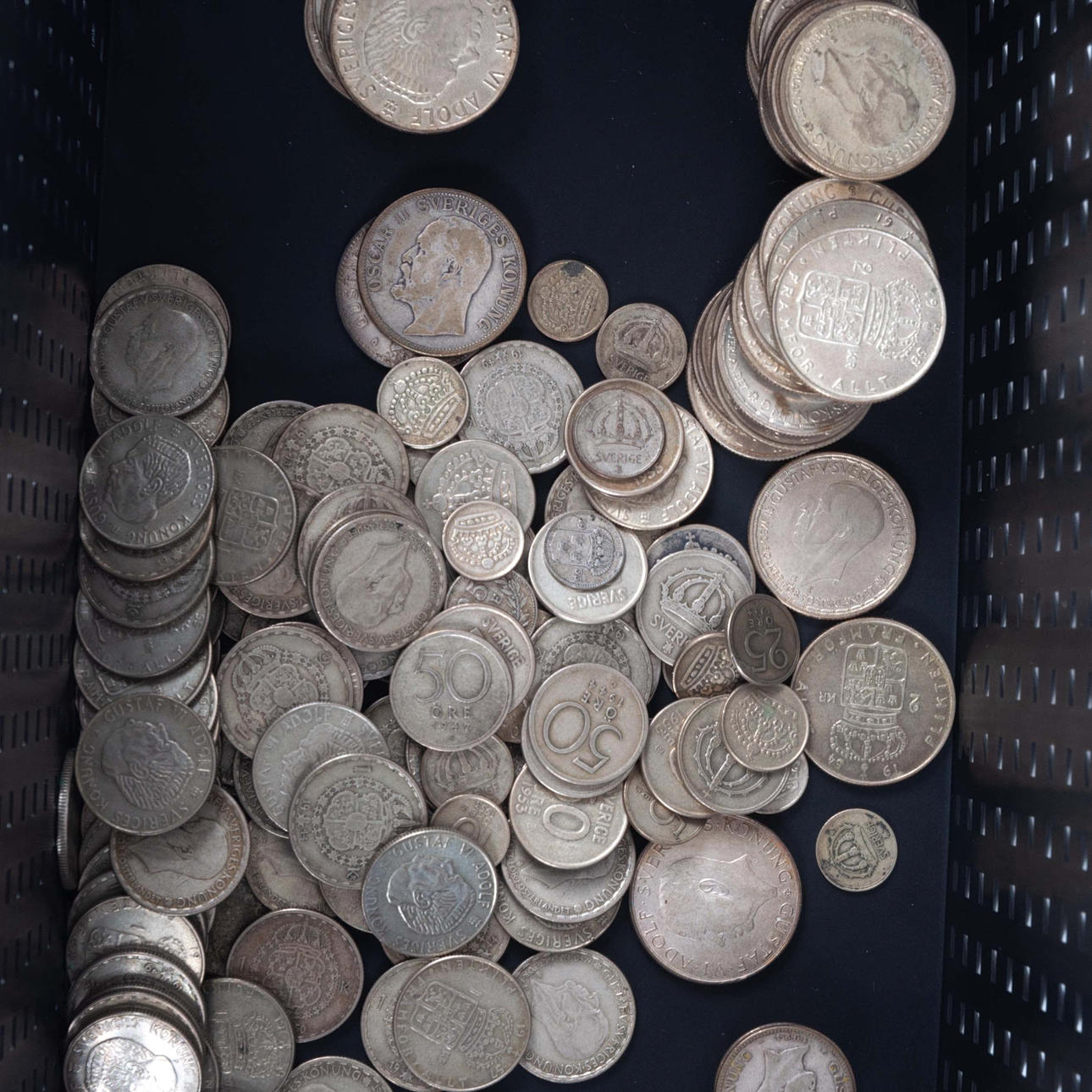 MØNTER. SILVER, Sverige. 1291 g.