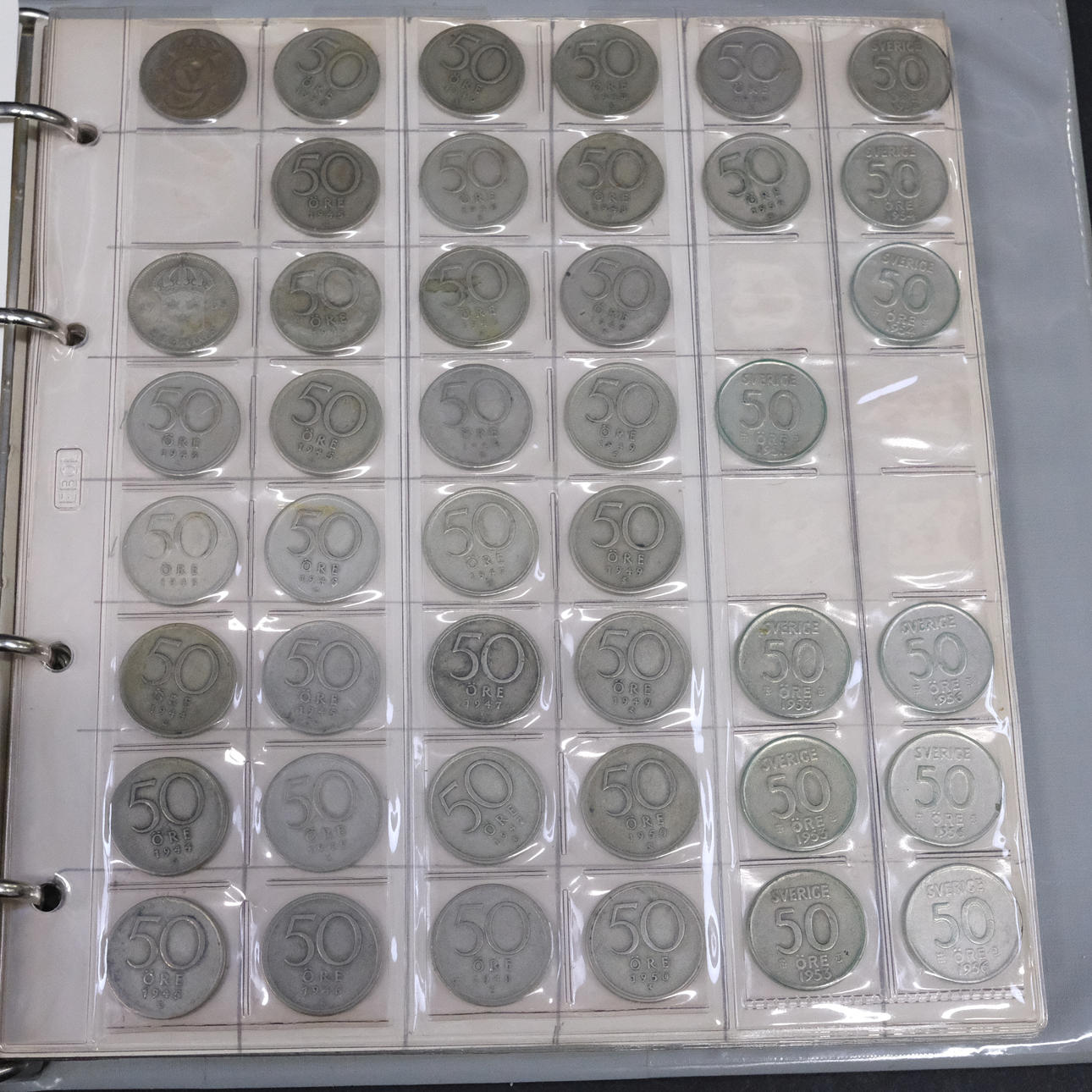 VIELE SCHWEDISCHE SILBERMÜNZEN.