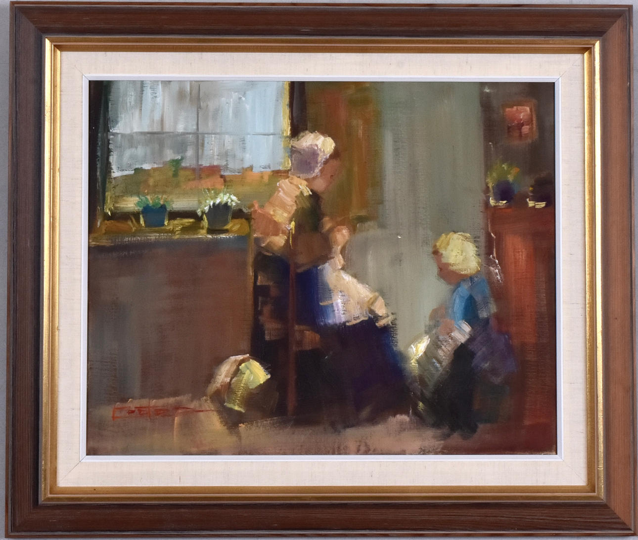 NICOLAI COSTER. Oil on canvas.