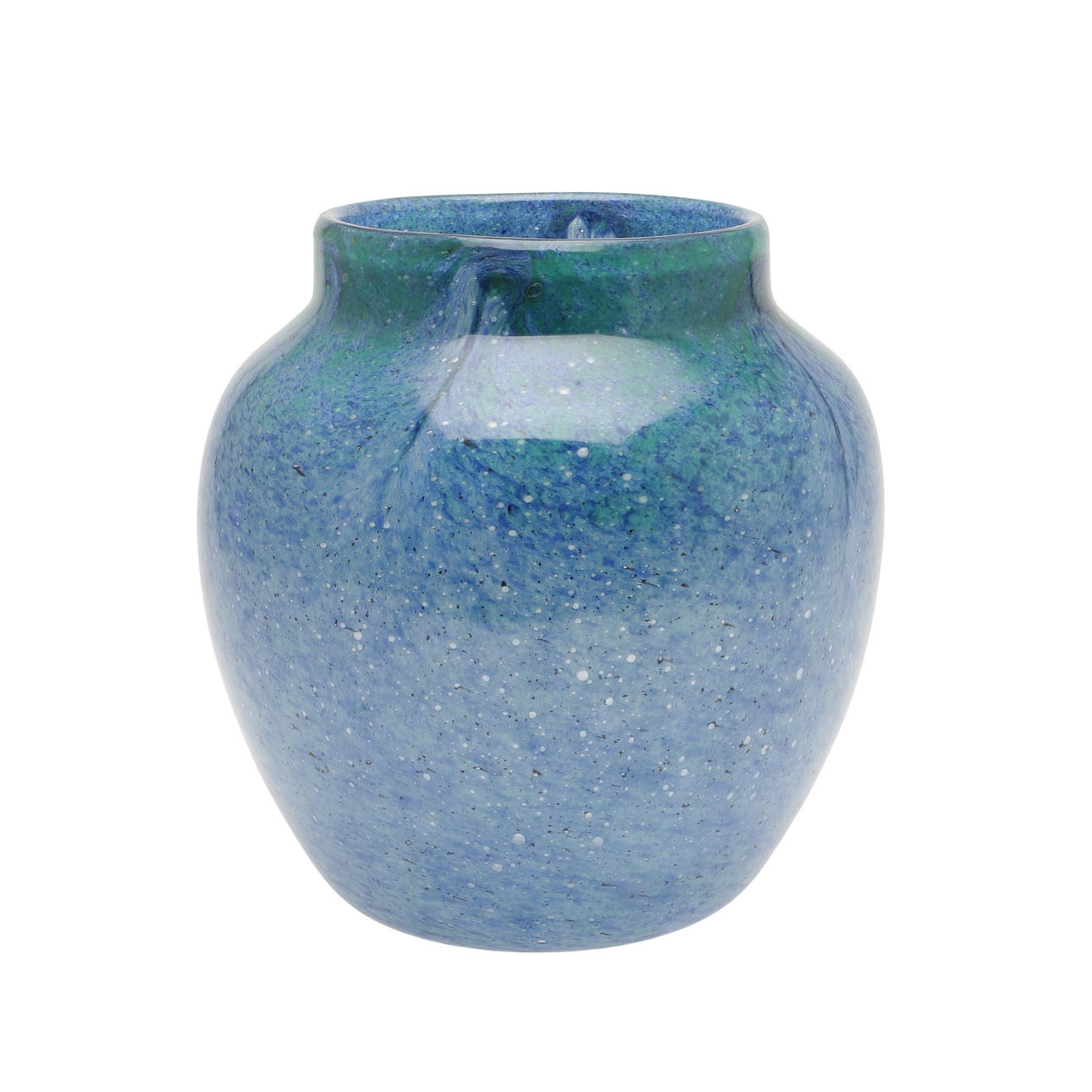 GROSSE MONART-GLASVASE - ORIGINALETIKETT.