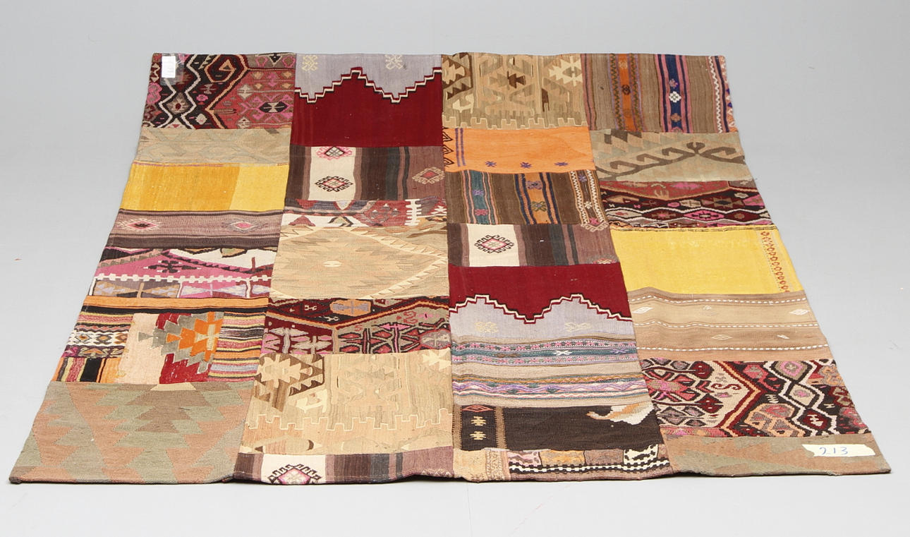 MATTA, orientalisk, patchwork, 250 x 180 cm.