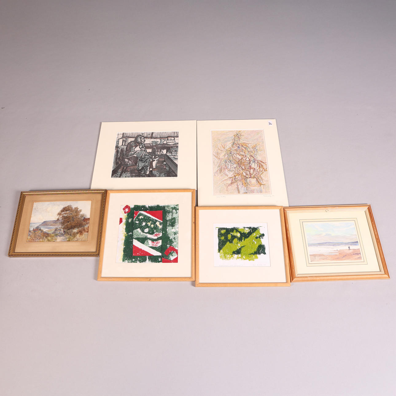 EN SAMLING AKVARELLER (6).