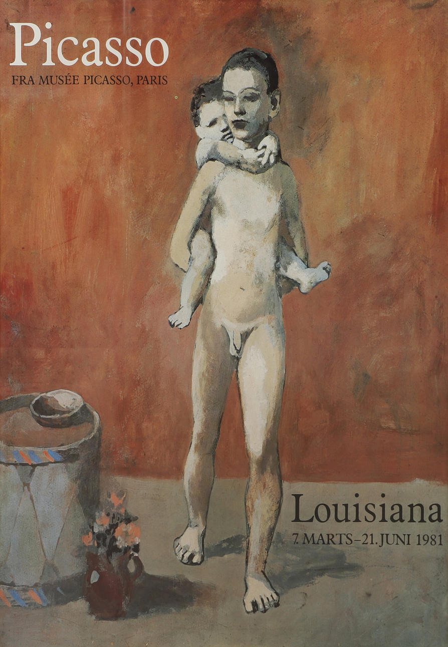 PABLO PICASSO. Cartel de exposición, Luisiana.
