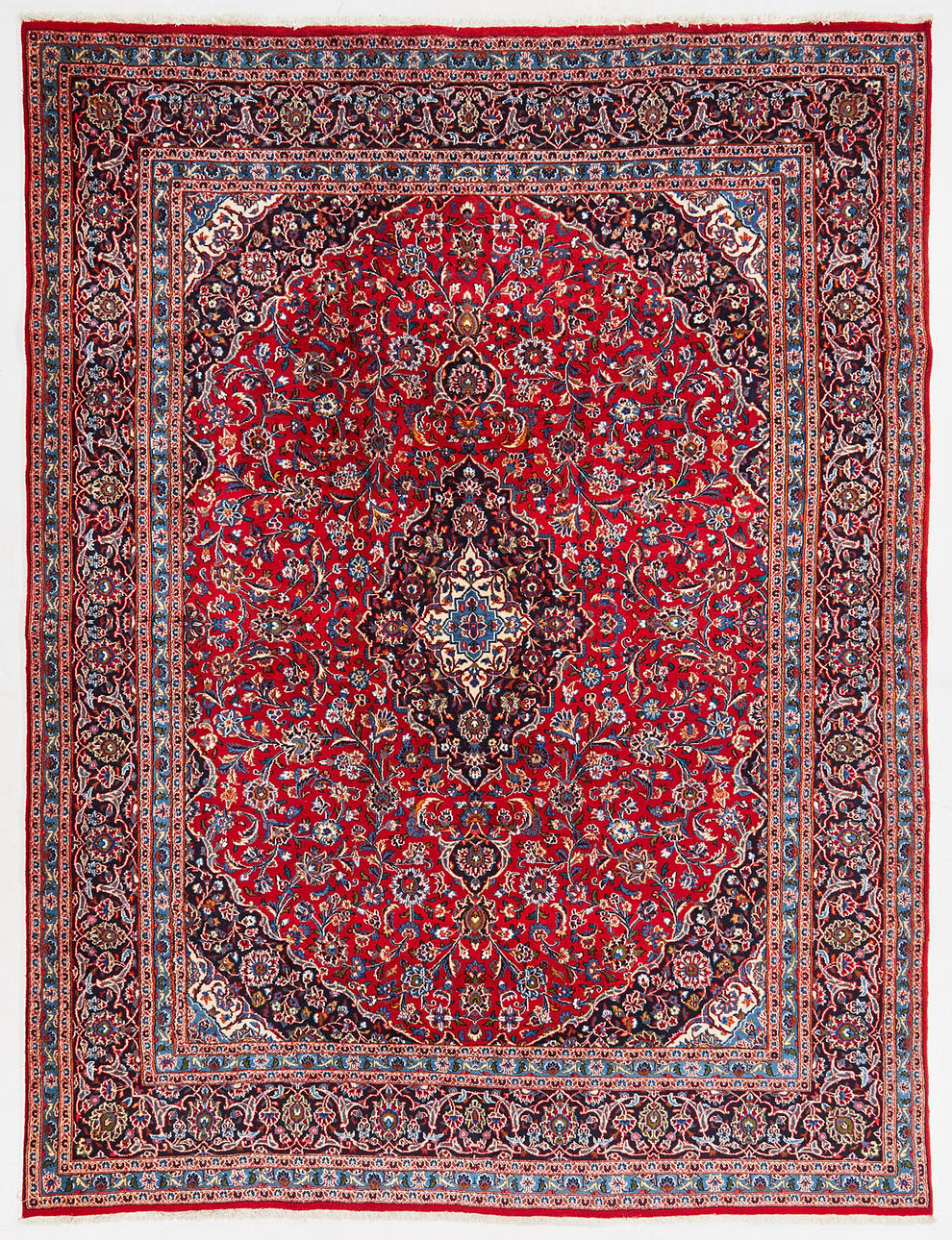 ORIENT MAT, wool on cotton warp.