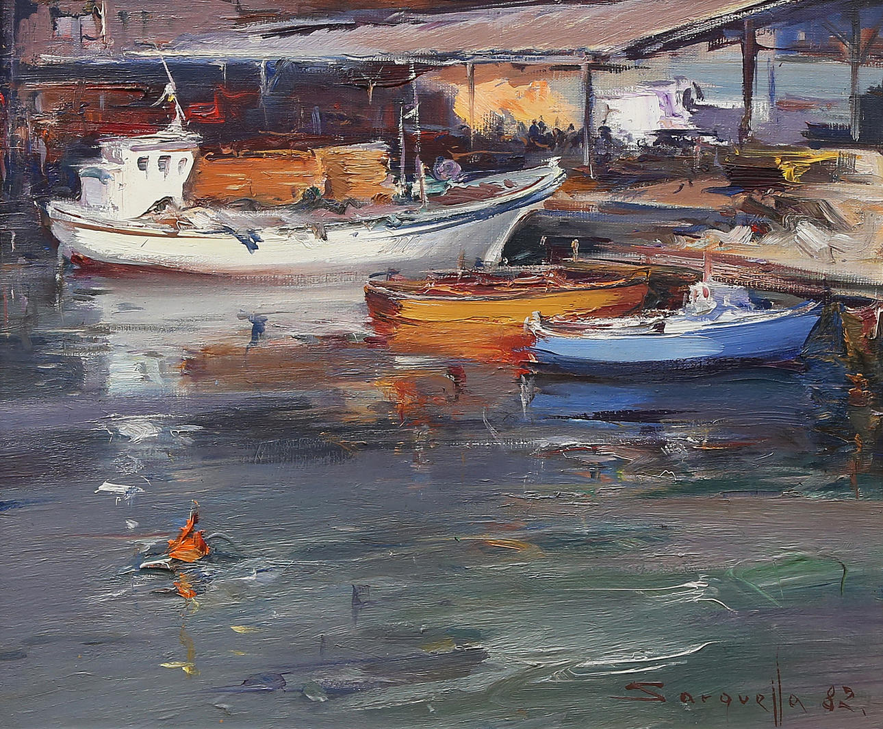 JOSEP SARQUELLA. Port view.