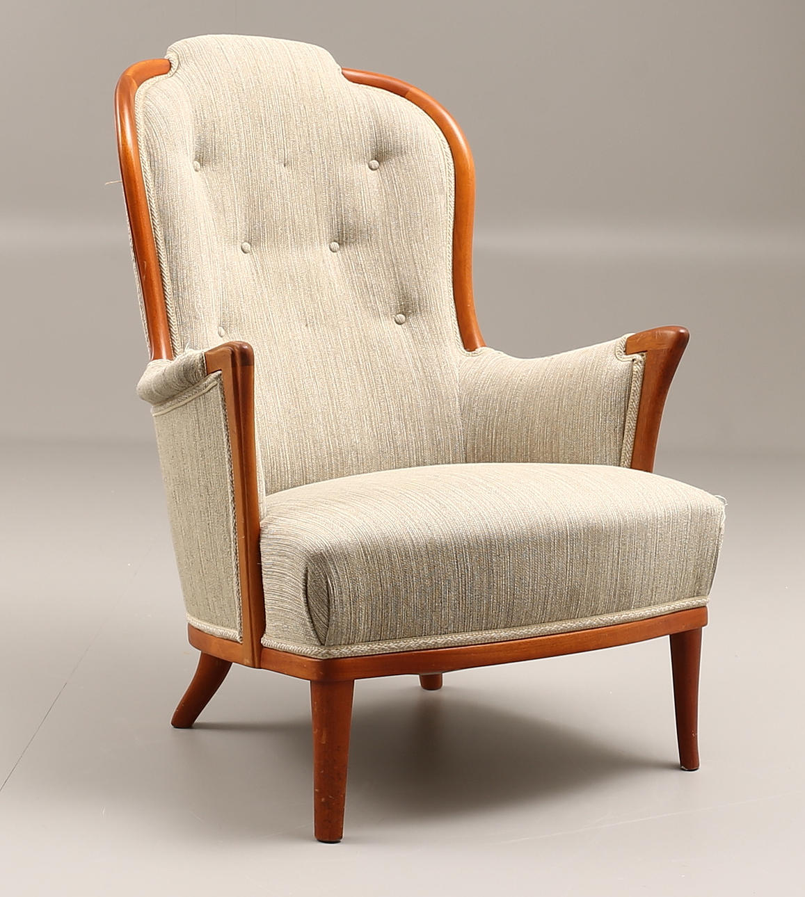 FÅTÖLJ, "Vår fru", Bodafors Carl Malmsten.