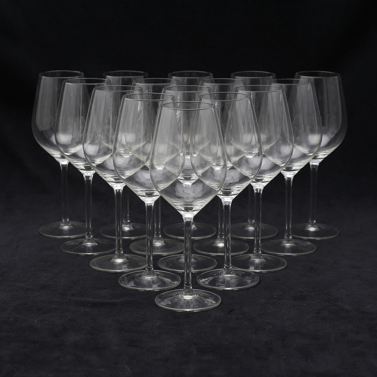 RÖDVINSGLAS, 15 stycken, 1900-tal.