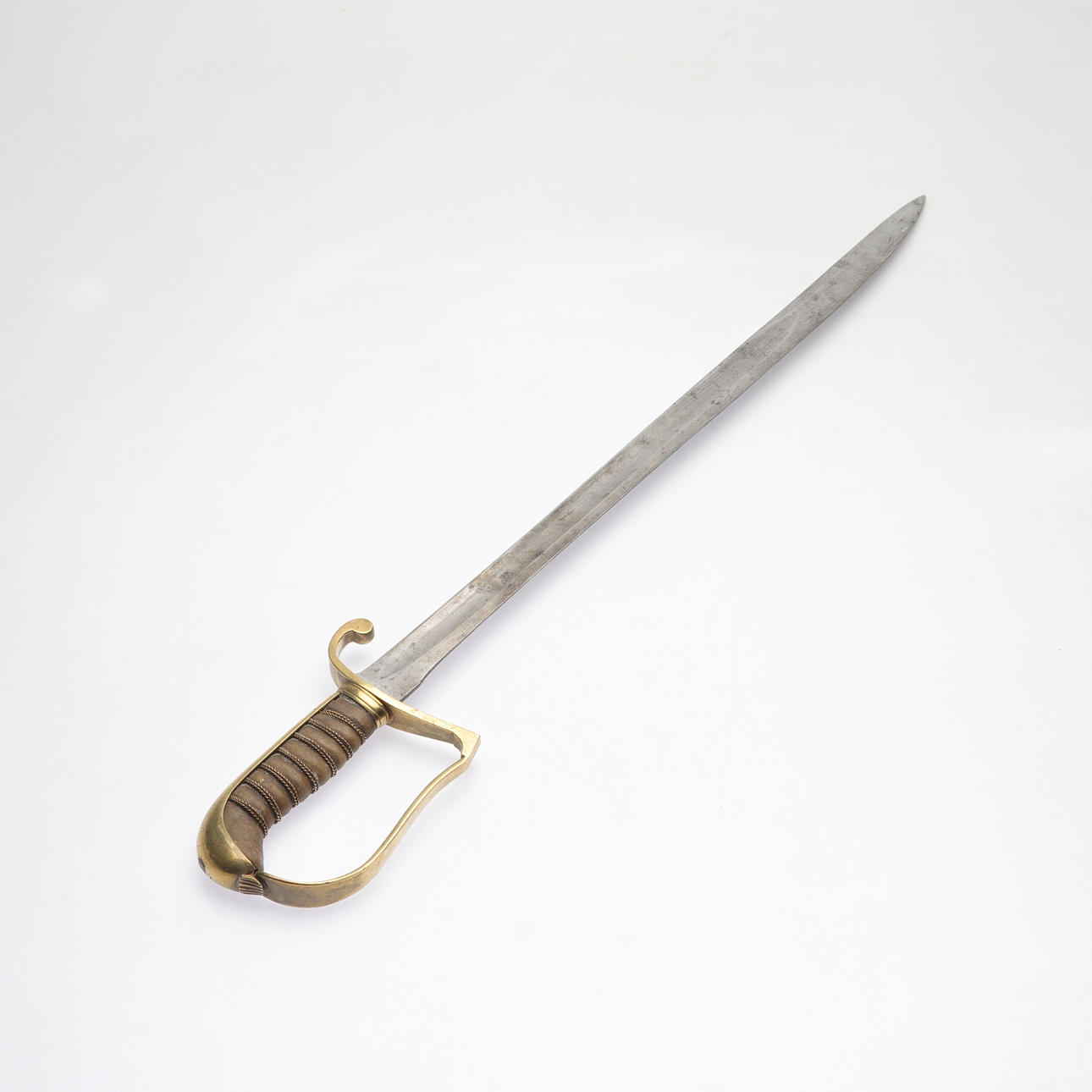 WOODCUTTER, steel/brass, indistinct stamp. Weapons & Militaria - Edged ...