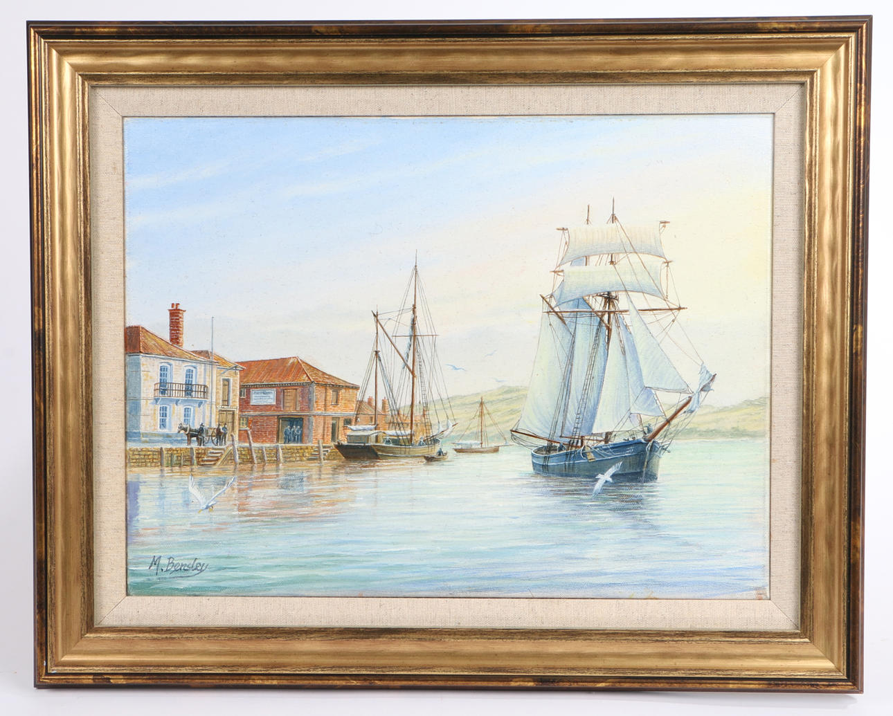 MICK BENSLEY (BRITTISK, 1944-2023) DOOL SALCOMBE.