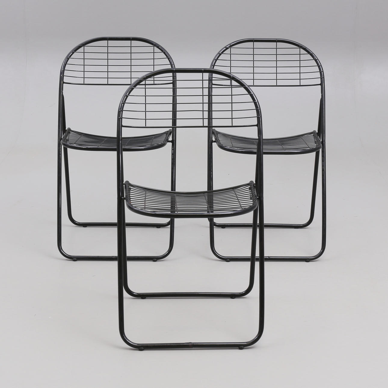 NIELS GAMMELGAARD. KLAPPSTÜHLE, 3 Stück, IKEA.