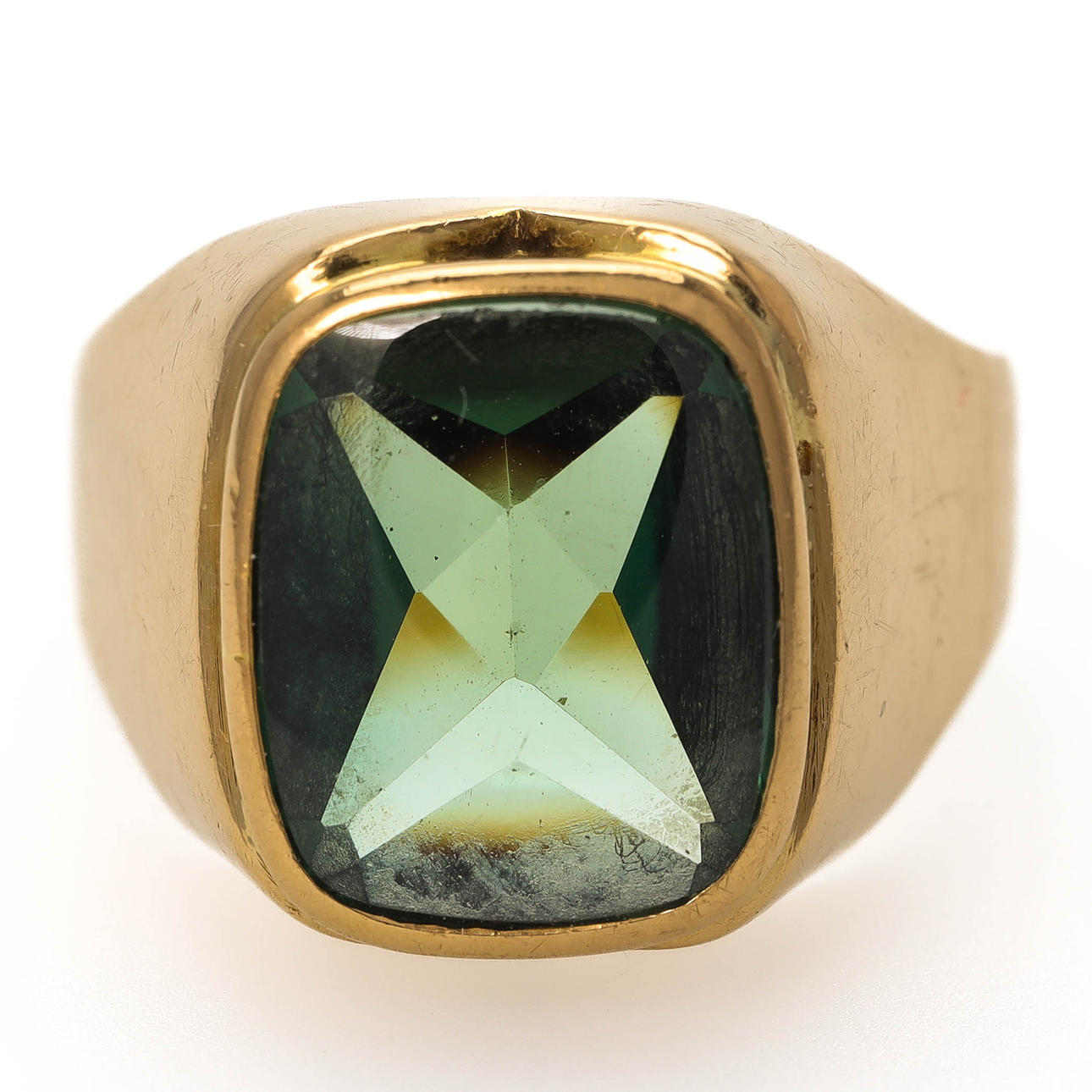 KLACKRING, 18K guld, Engelbert, Stockholm 1963.