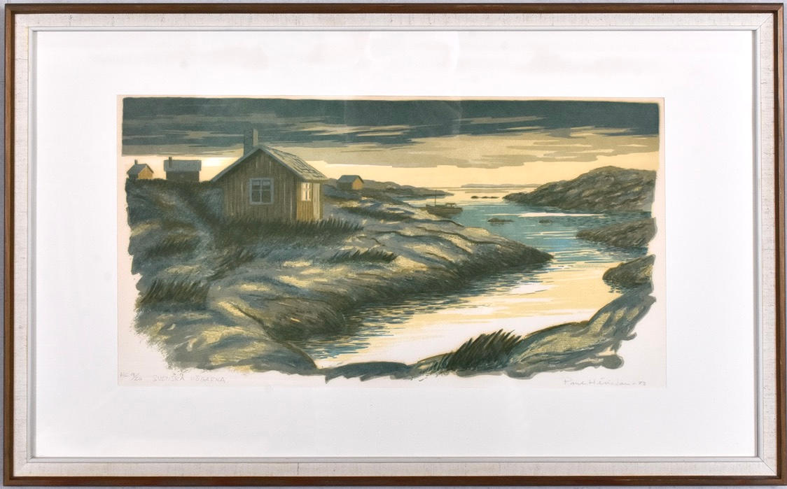 PAUL H ERICSON. Color lithography.