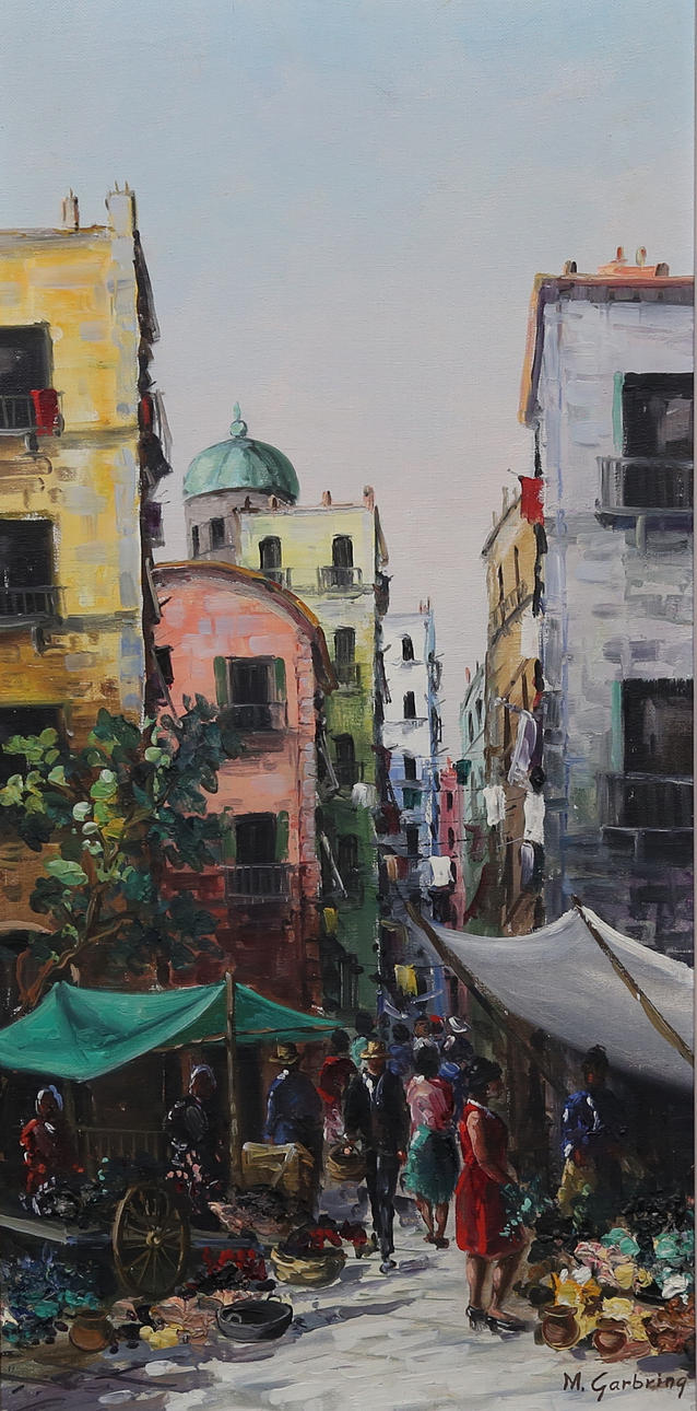 ATTRIBUTED TO MÅRTEN GARBRING. Oil on panel, signed M. Garbring.