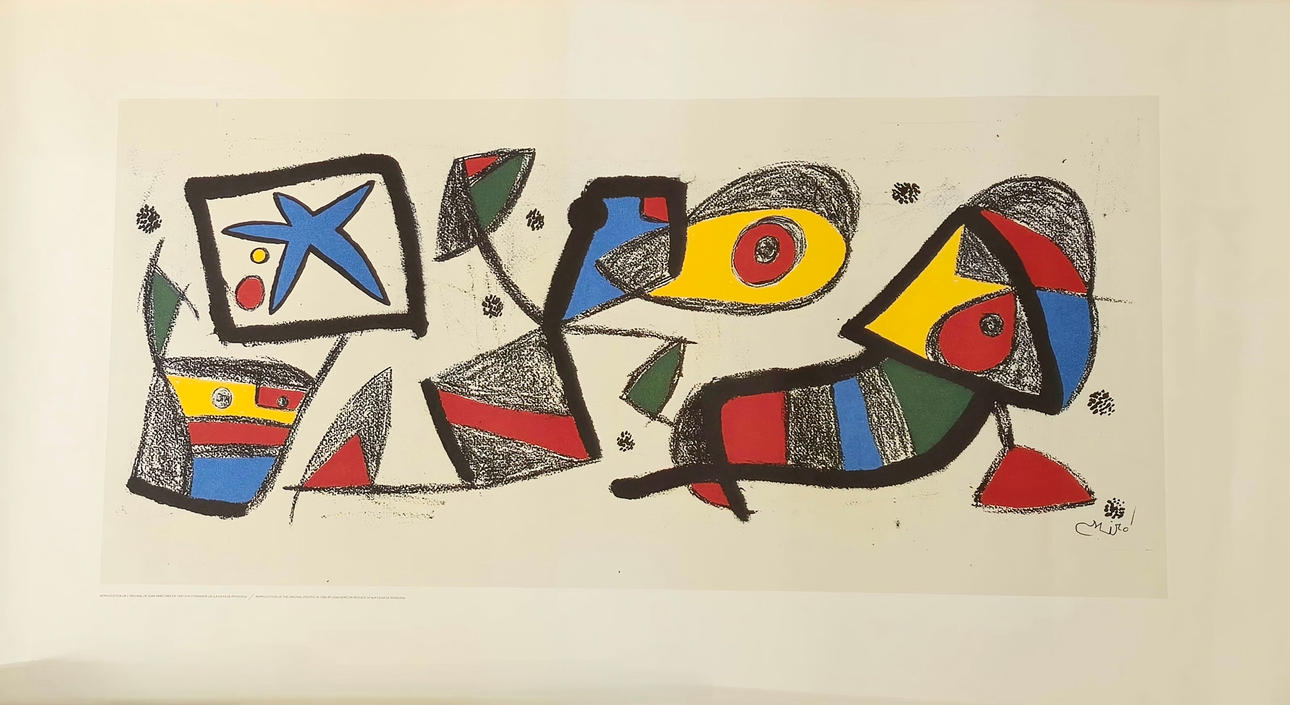JOAN LOOKED. THREE POSTERS WITH DIFFERENT MOTIFS.