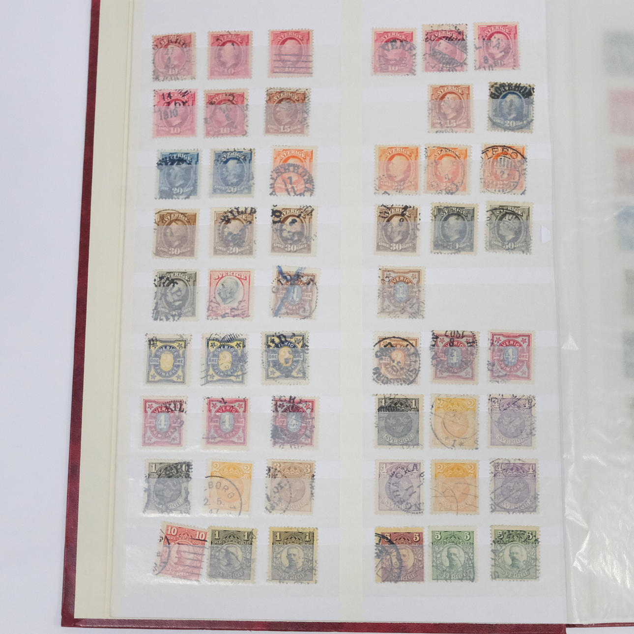 COLECCIÓN DE SELLOS, SUECIA.