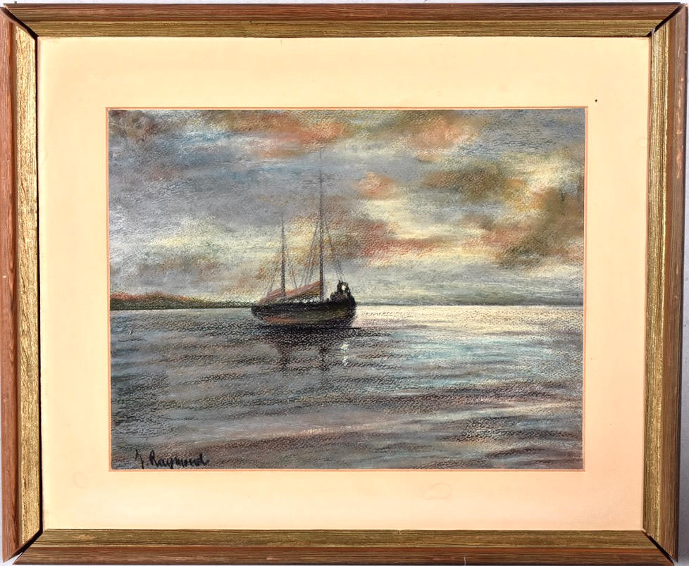 OIDENTIFIERAD KONSTNÄR. Pastel.