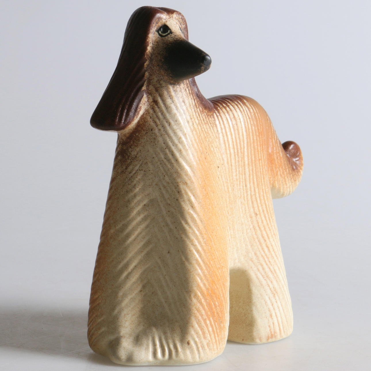 FIGURIN, stengods, Afghan, Lisa Larson Gustavsberg, 1996.