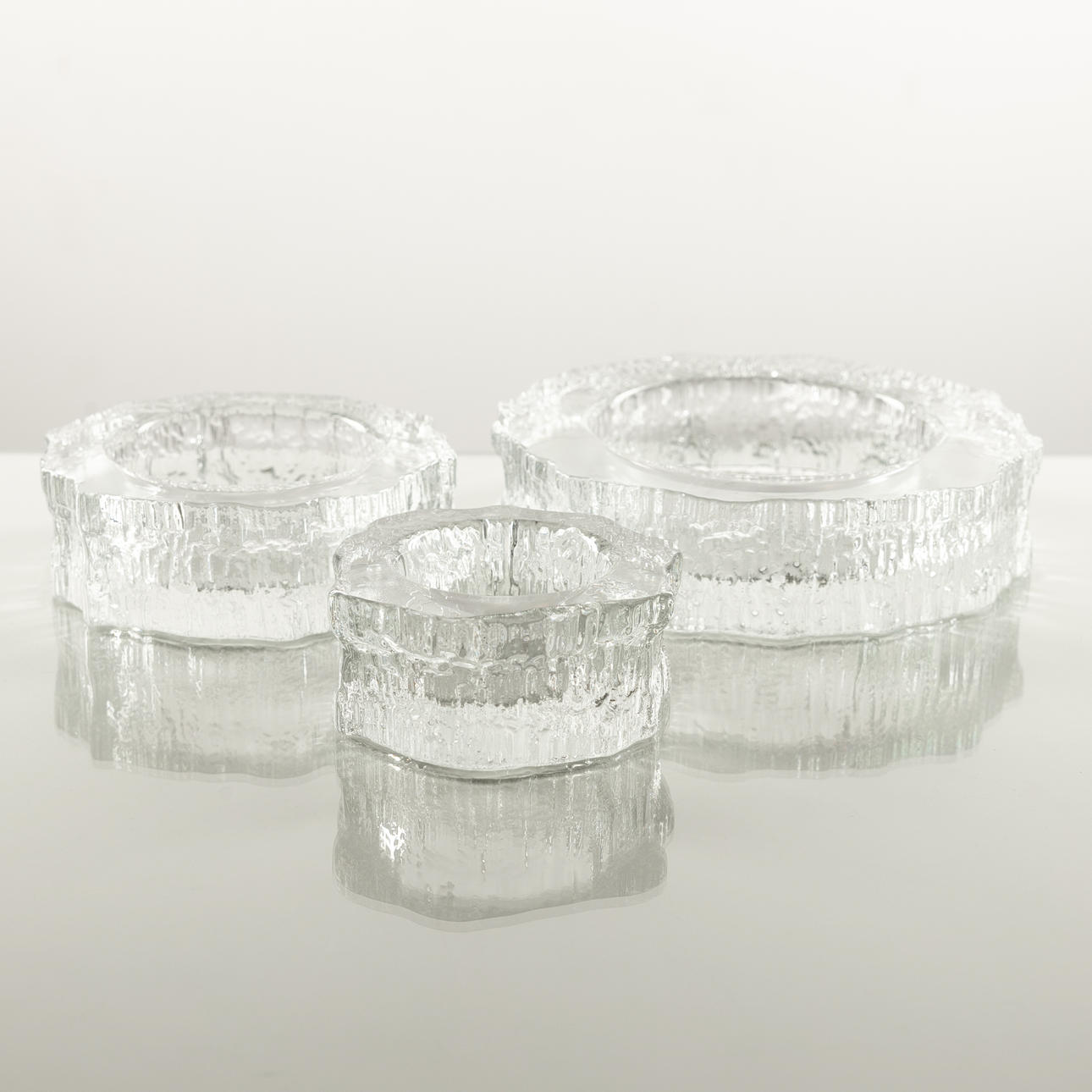 Glasskåle, 3 stk., Iittala.