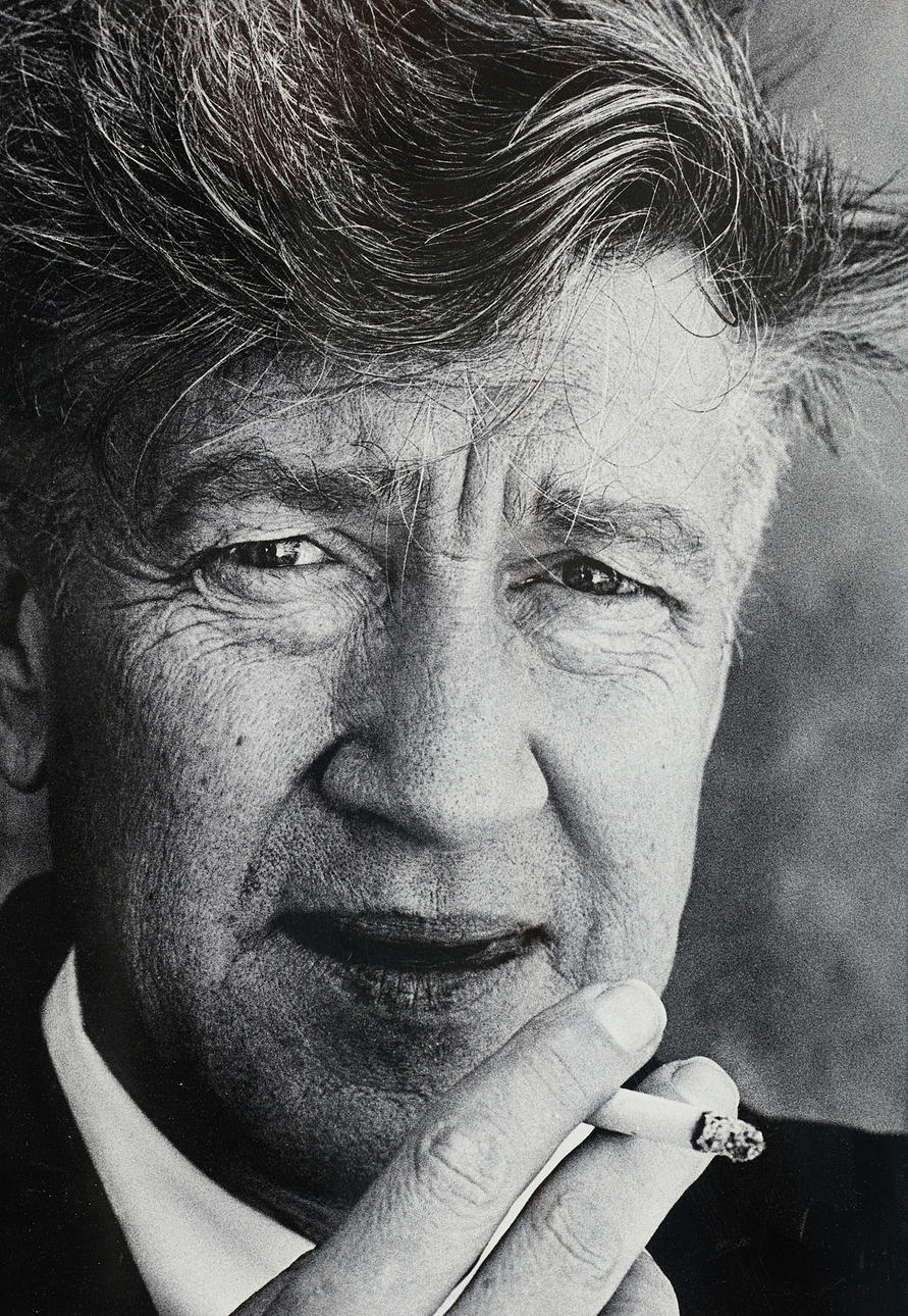 LEIF-ERIK NYGÅRDS (1939-2022), “David Lynch”, signed Leif-Erik Nygårds, photographed in Cannes, photo.