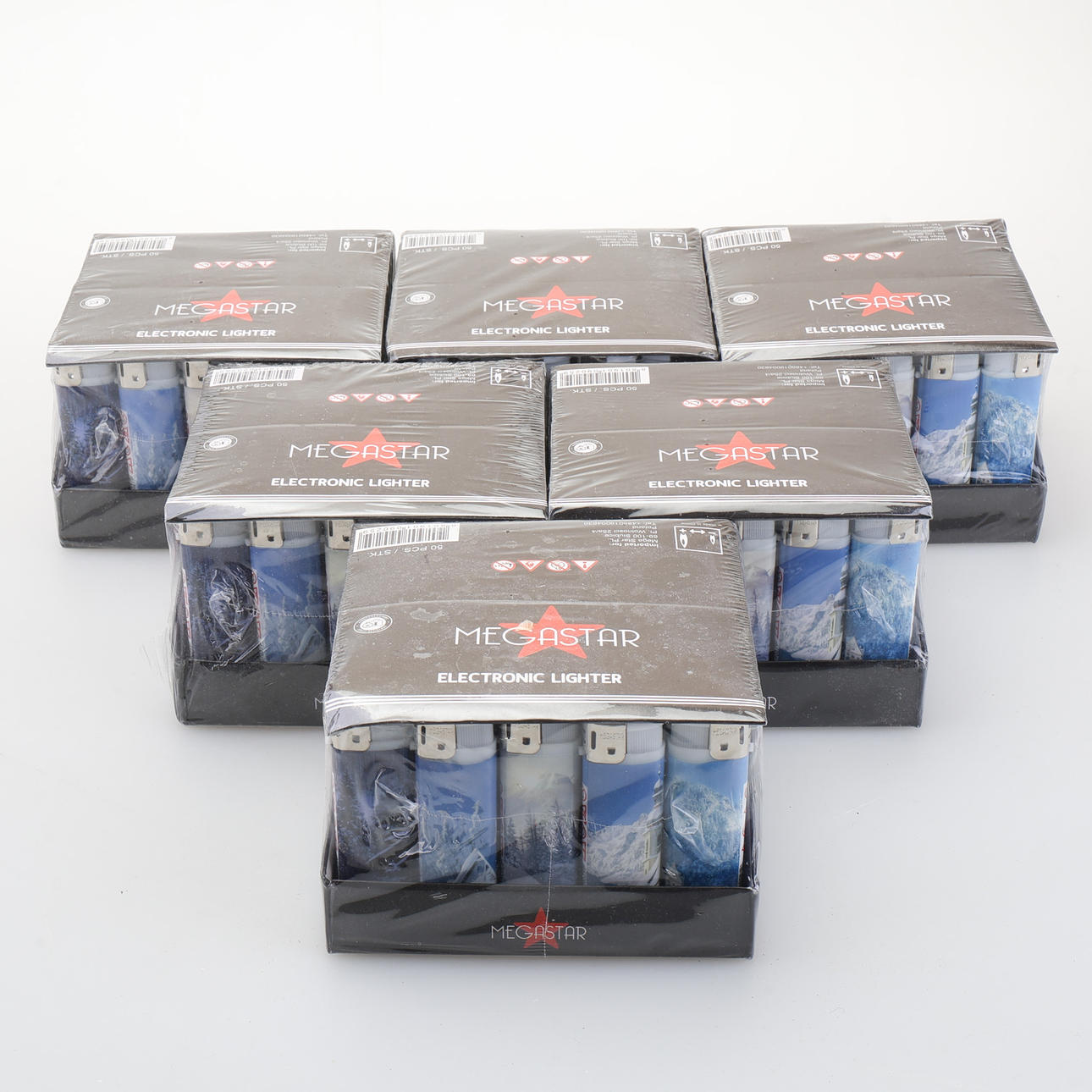 Tændere, 300 stk., Elektronisk lighter.