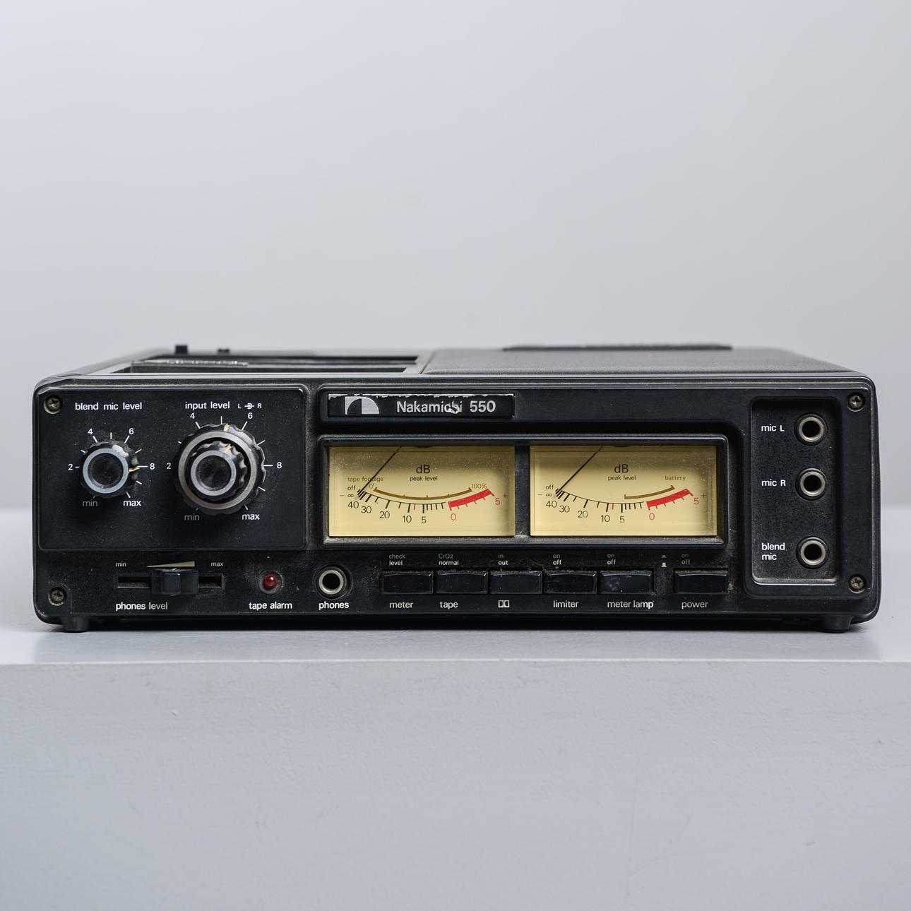 Portable Cassette Player, Nakamichi 550 Profesional.