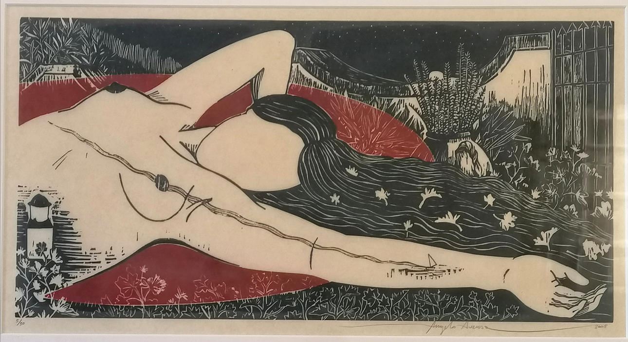 *ANGELO AVENS 2005 SIGNED ETCHING.