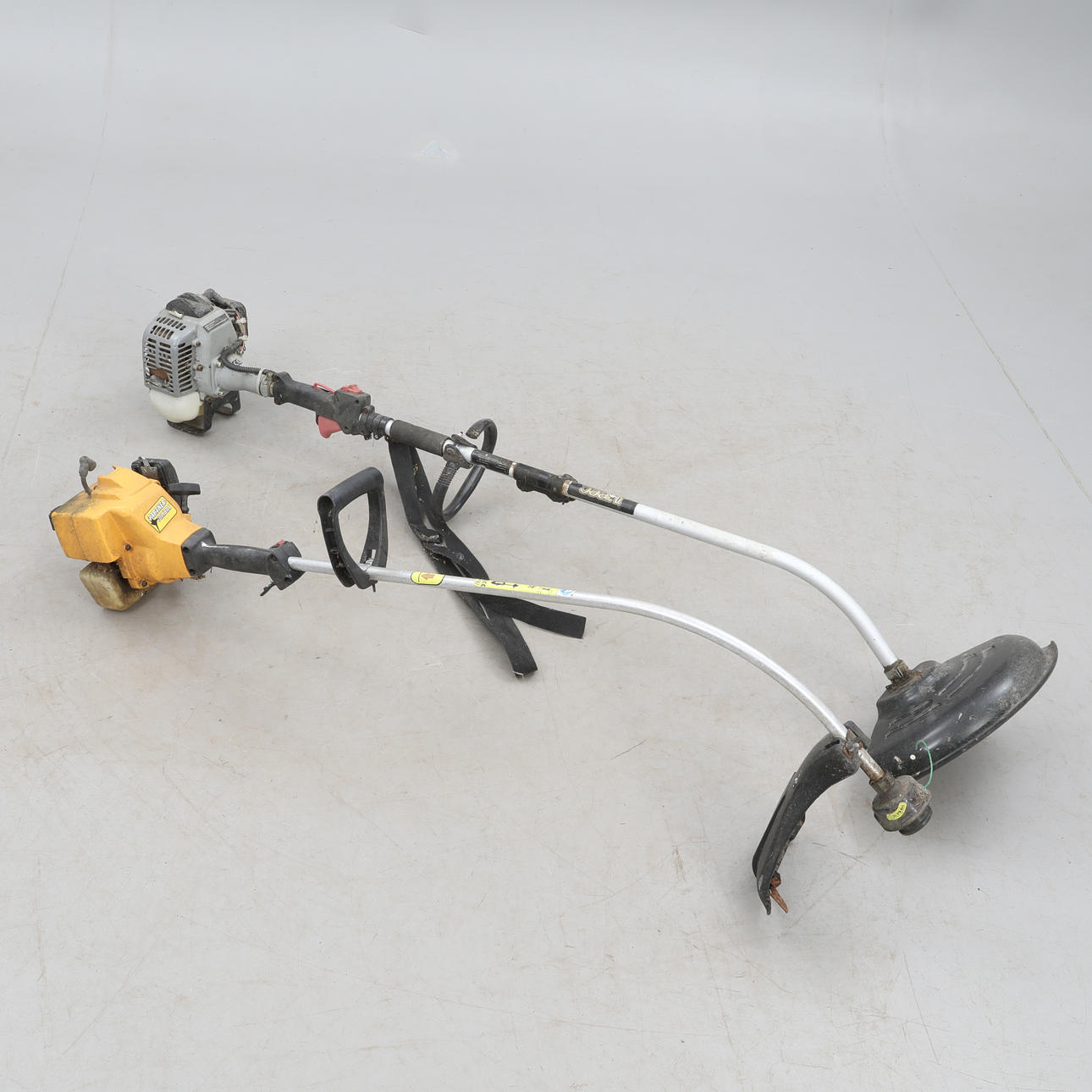 GRASS TRIMMER, two pieces.