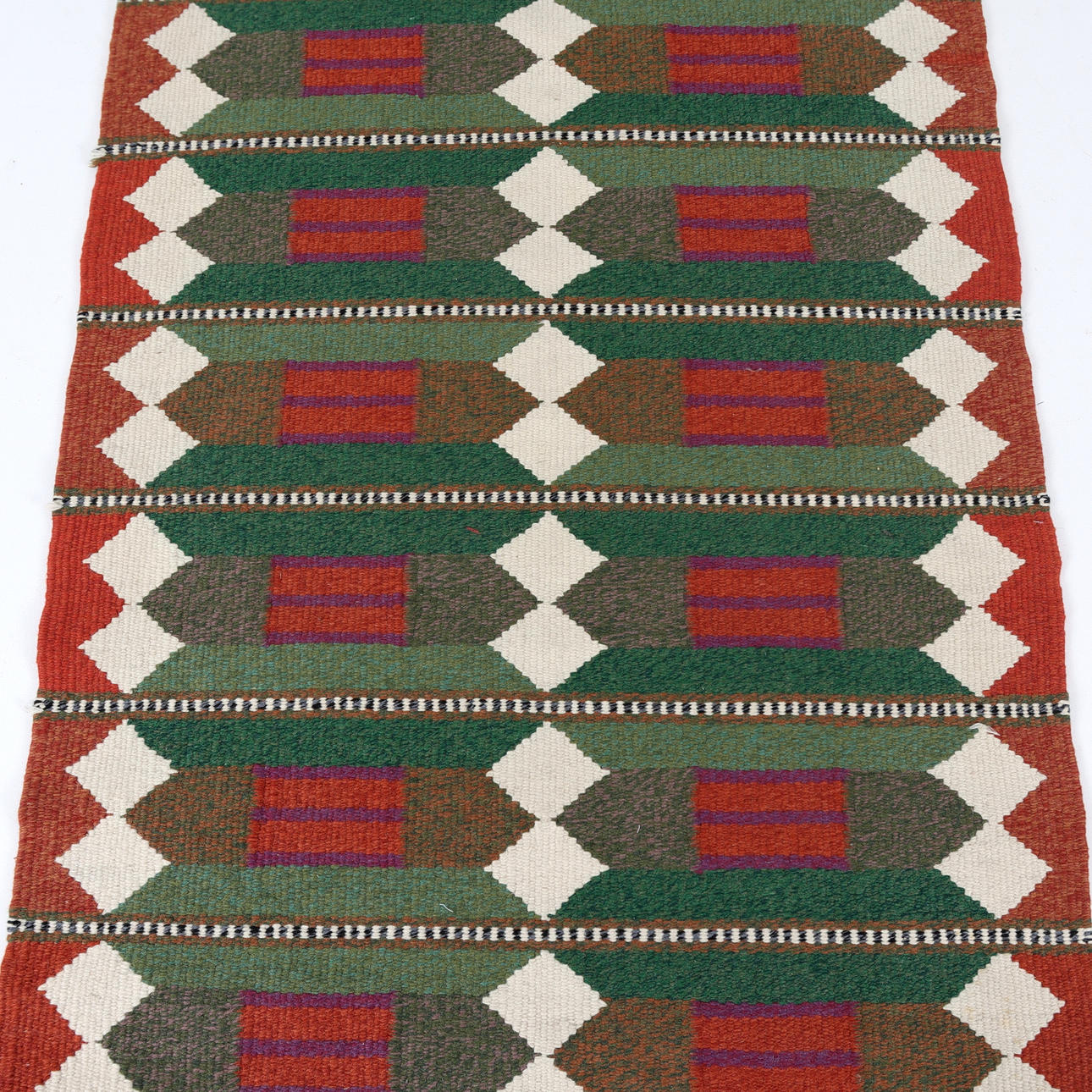 MONICA BERTILSSON. Matta, röllakan, monogramsignerad MB.