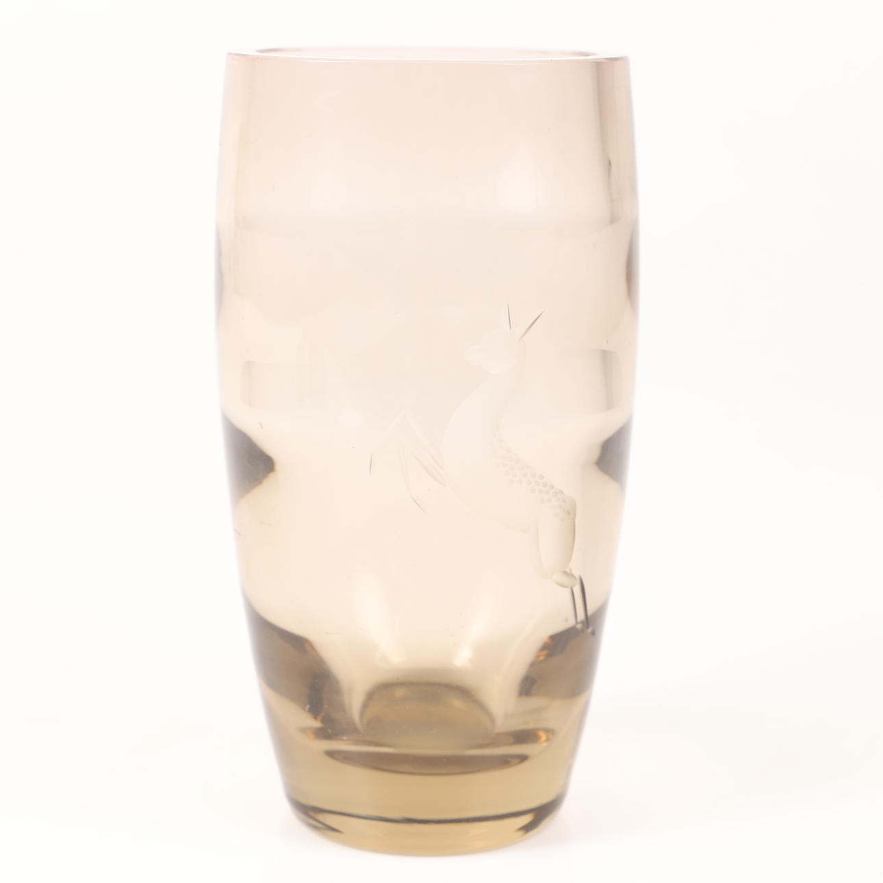 ELIS BERGH. Vase, glass, Kosta.