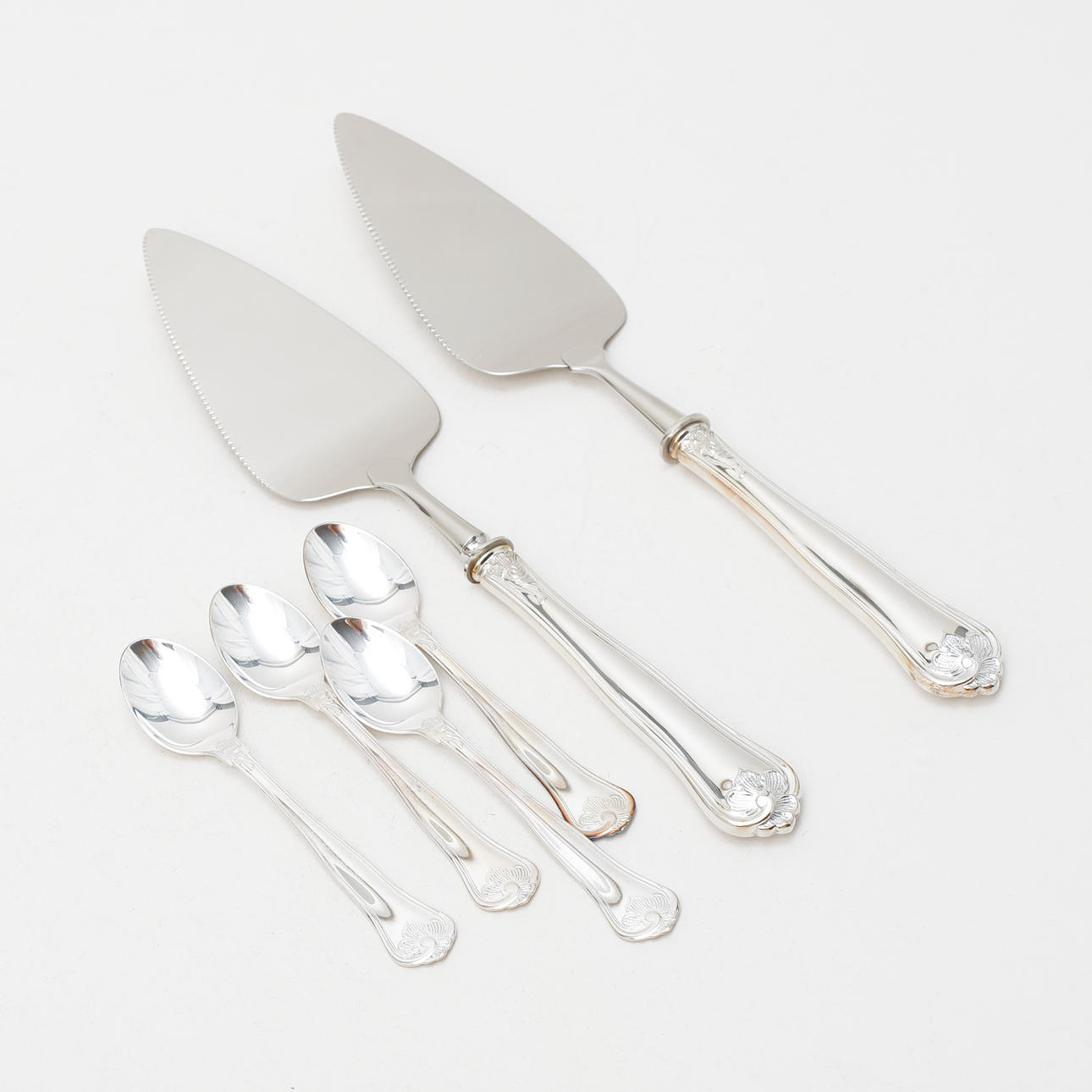 Et sæt med 13 stykker, „Saxon“, sølv, Mema.