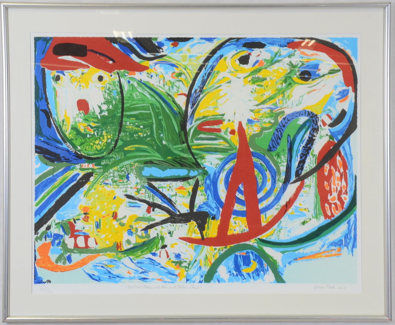 JÖRGEN NASH. Färglitografi.