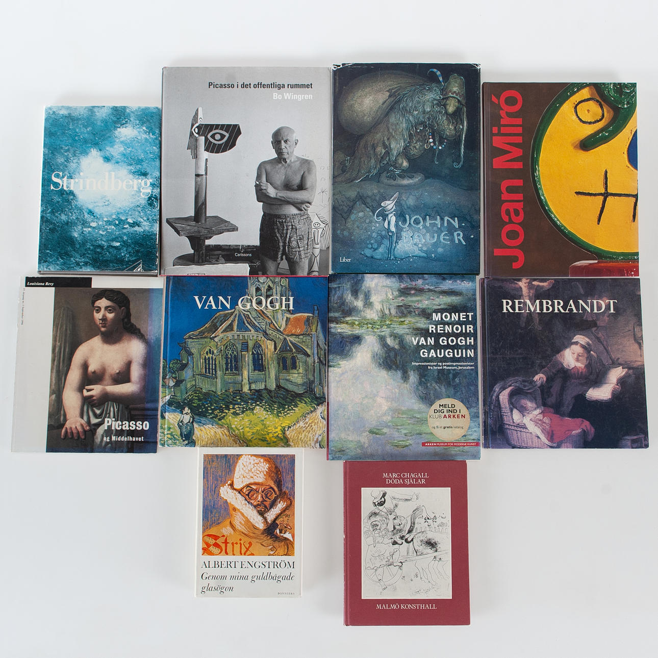 KUNSTBÜCHER. 10 stk.