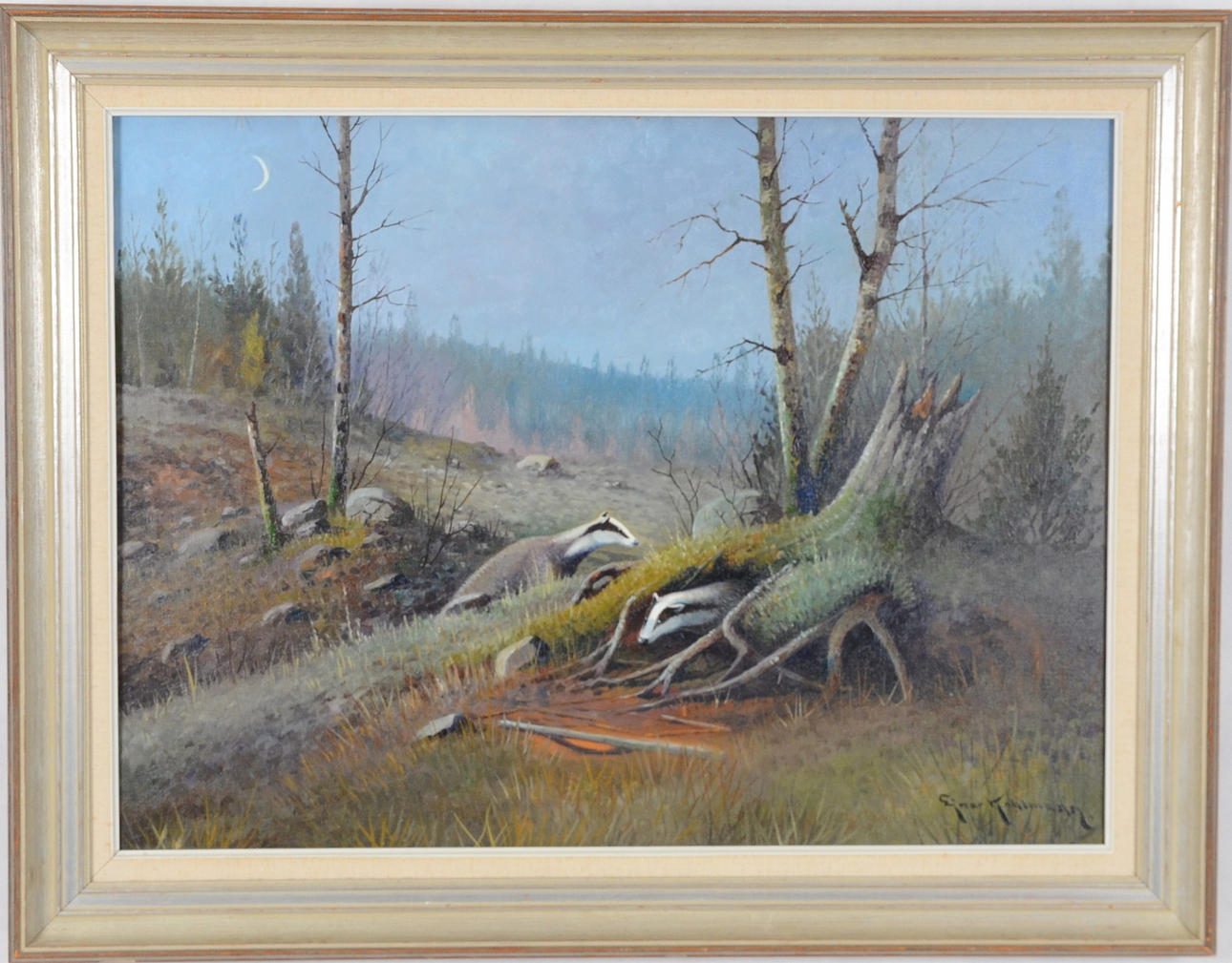 EINAR KOHLMAN. Olja på duk.