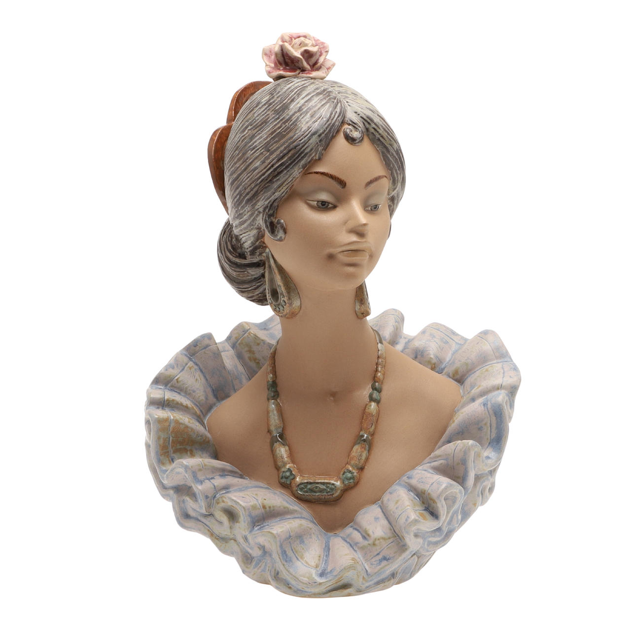 LLADRO-BÜSTE - 'LOLA ROSE'.