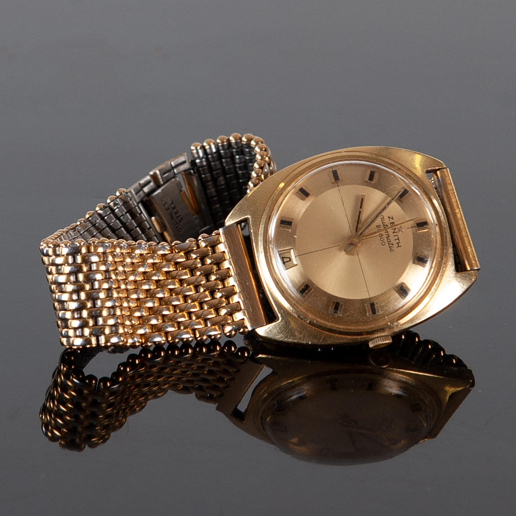 ZENIT. Herreur, 18 k guld, 33mm.