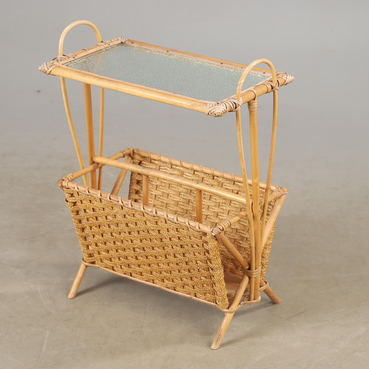 LEHTITELINE, bambu ja rottinki, 1900-luvun puoliväli.