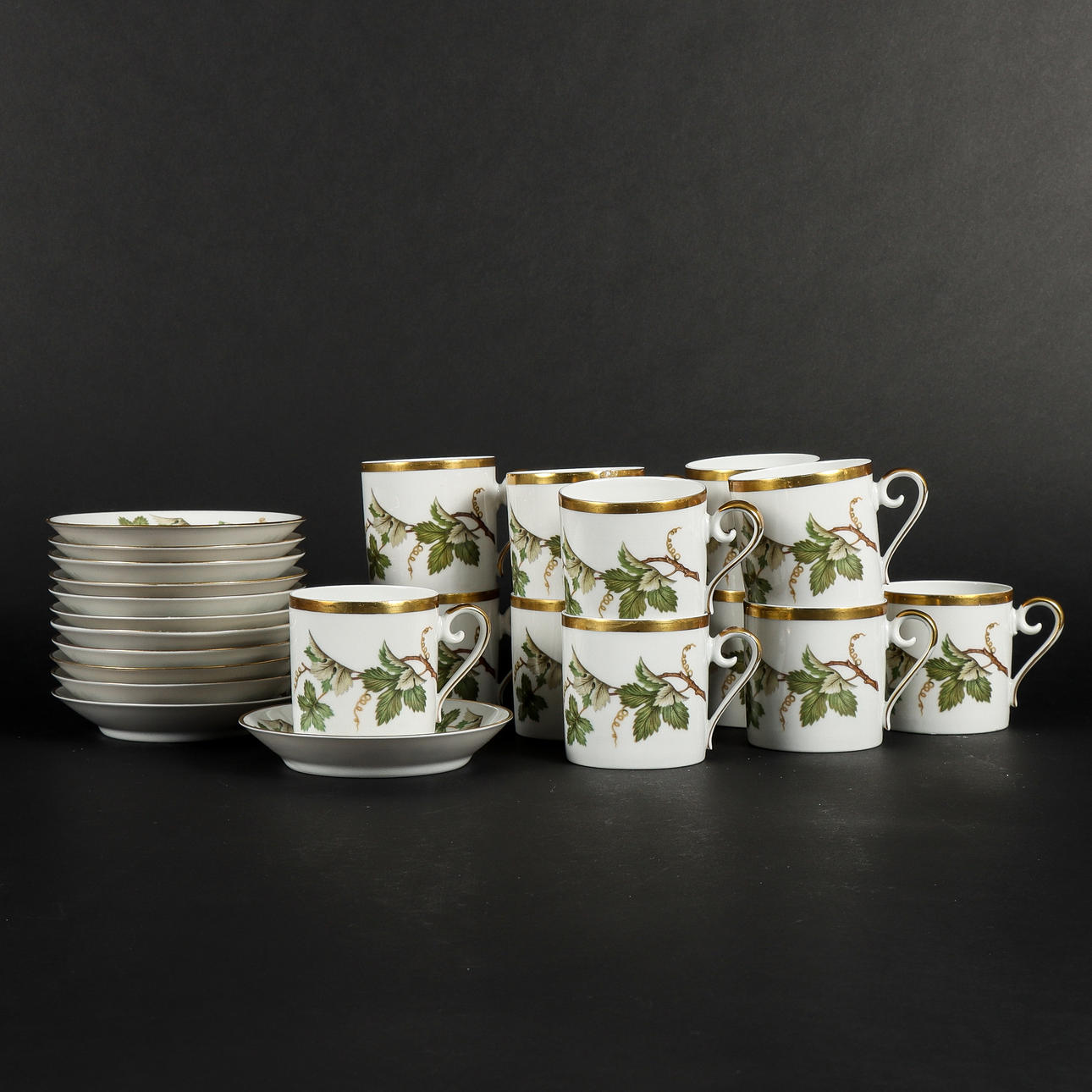 COFFEE SET Hackefors, Vinranka.