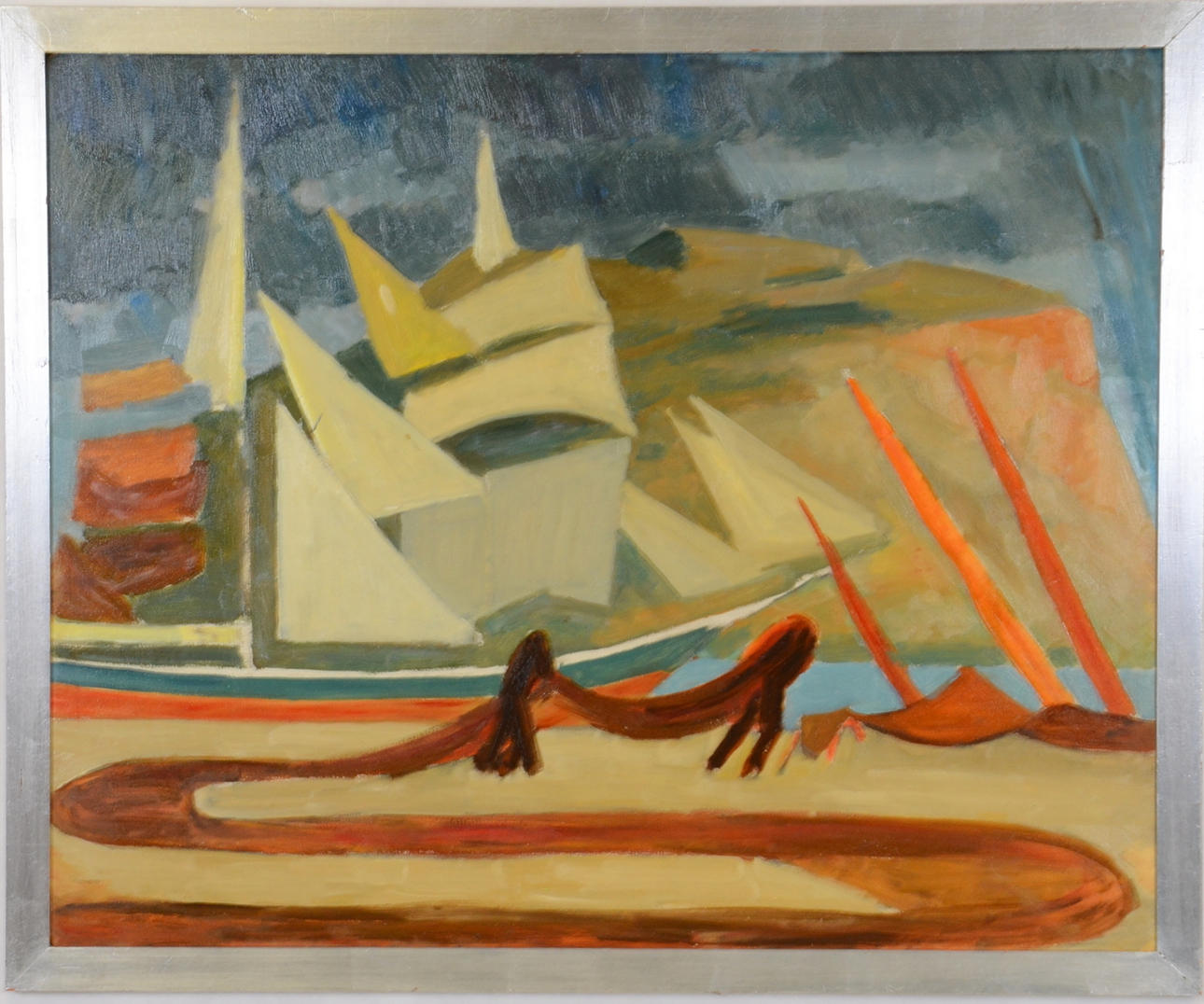 EWALD DAHLSKOG. Olja på pannå.