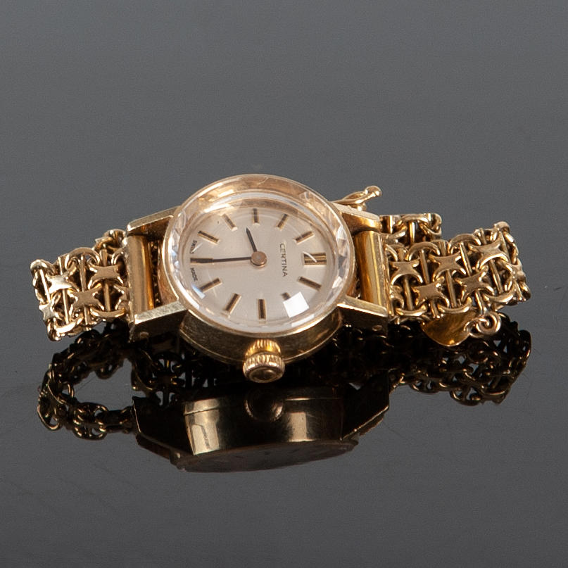ARMBÅNDSUR, Certina, Guld 14/ 18K.