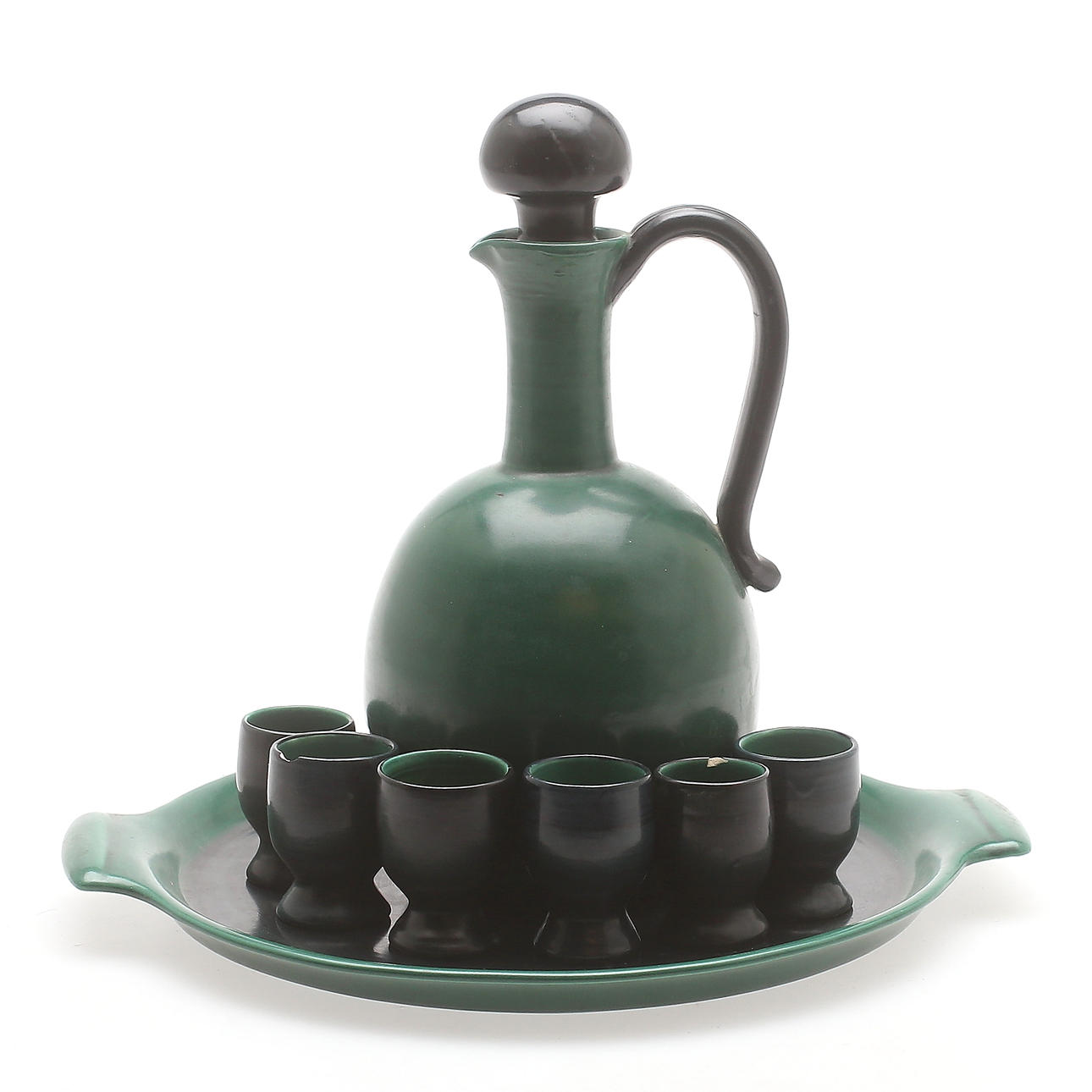 SERVIS, 8 delar, Bo Fajans, omkring 1900-talets mitt.