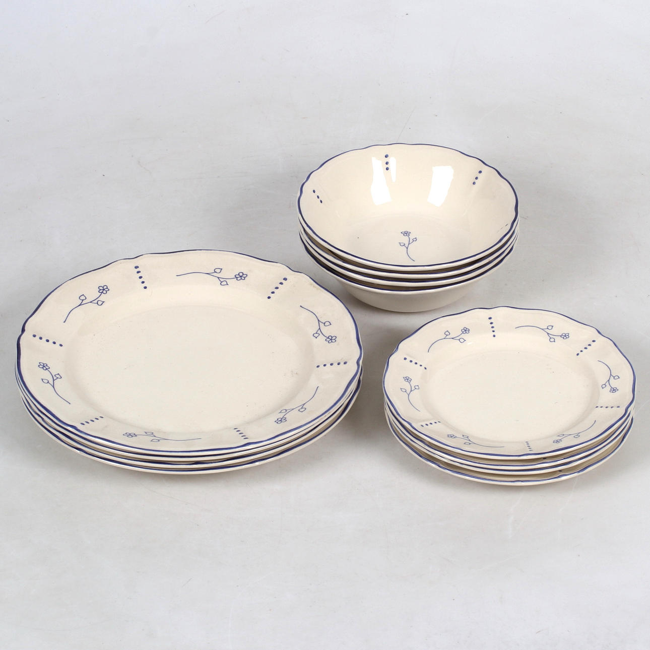 DINNERWARE PARTS, 12 pieces, tableware, “Jewel”, IKEA.