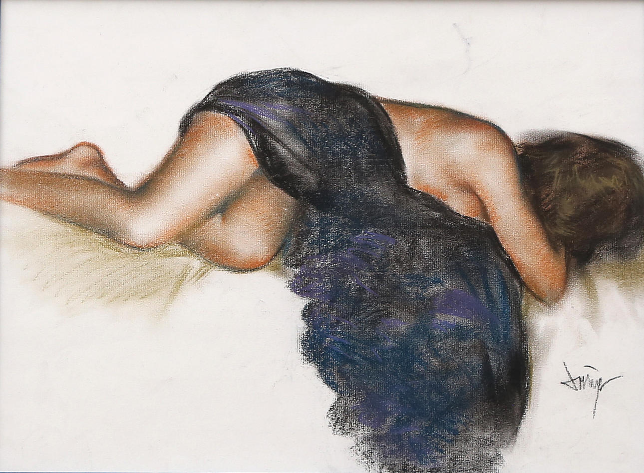 DOMINGO ALVAREZ. Una joven.