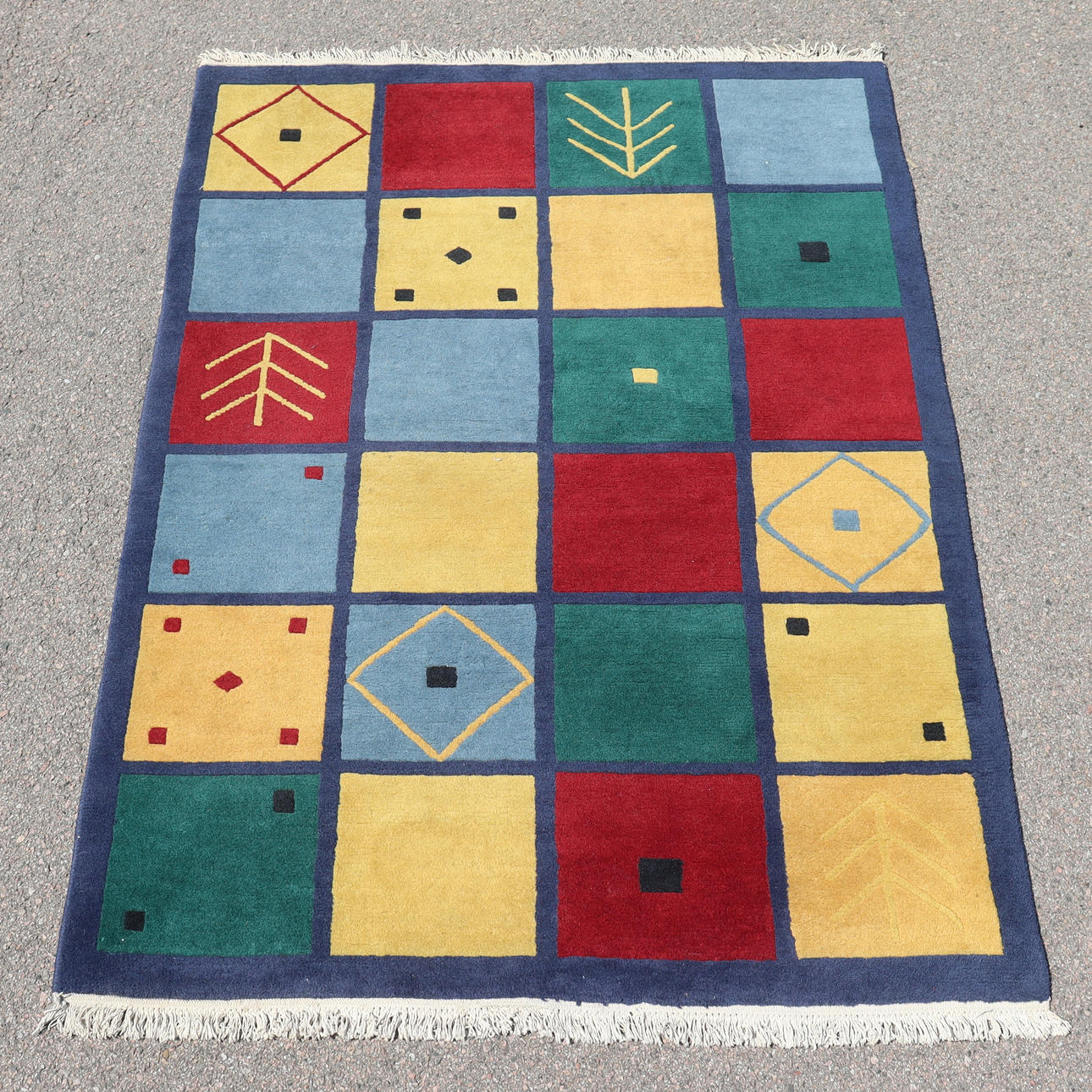 CARPET, Persian Gabbeh, wool, 200x145cm.