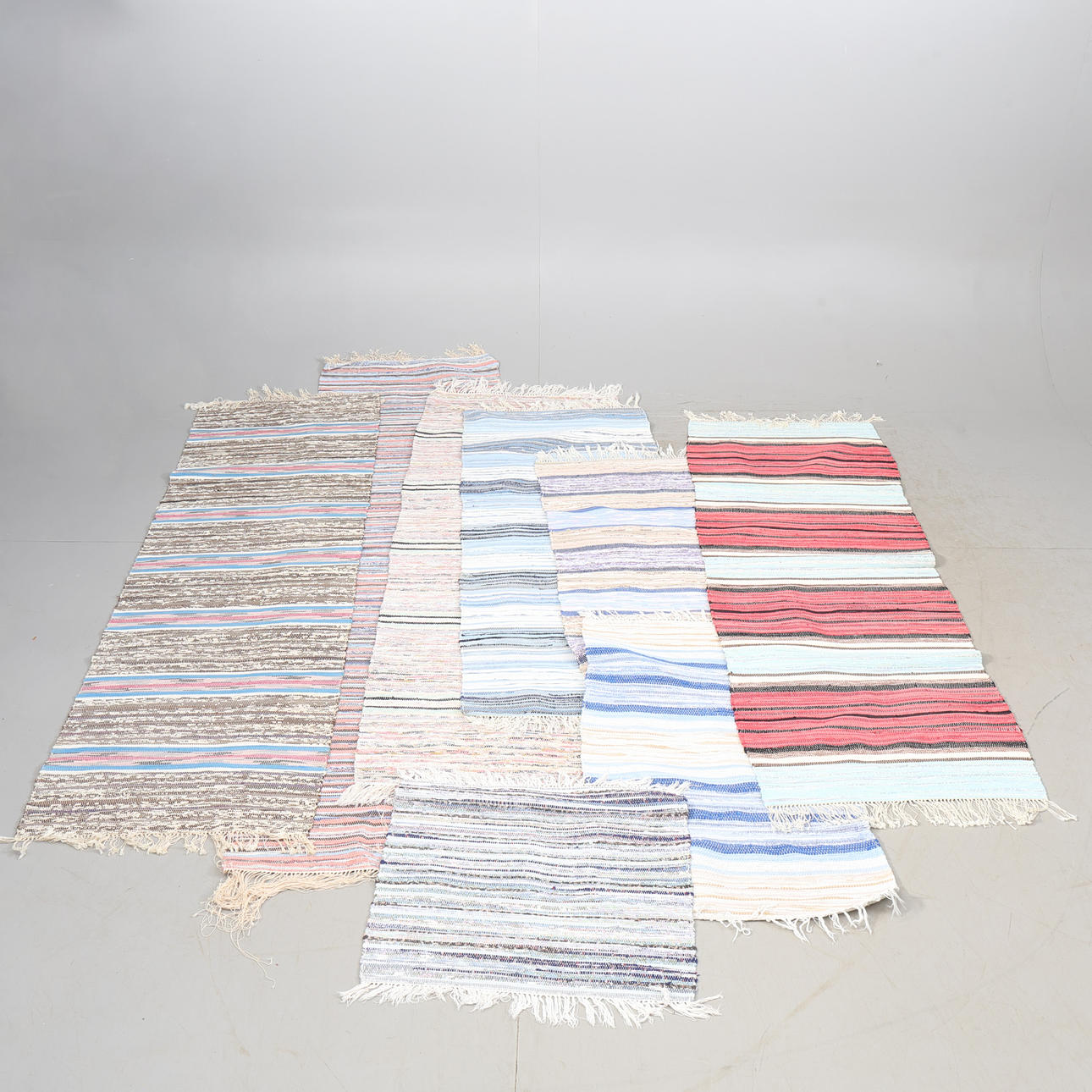 ALFOMBRILLAS RAG, 8 piezas.