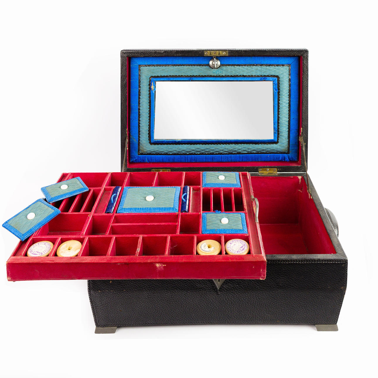 SYBOX, LÄDER, 1800-TAL.