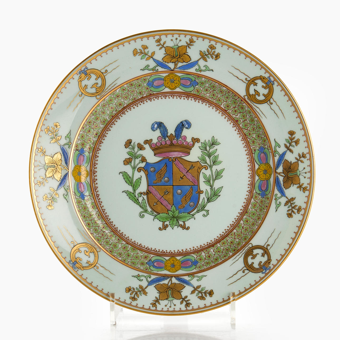 KANONPLADE, Rörstrand, begyndelsen af 1900-tallet.